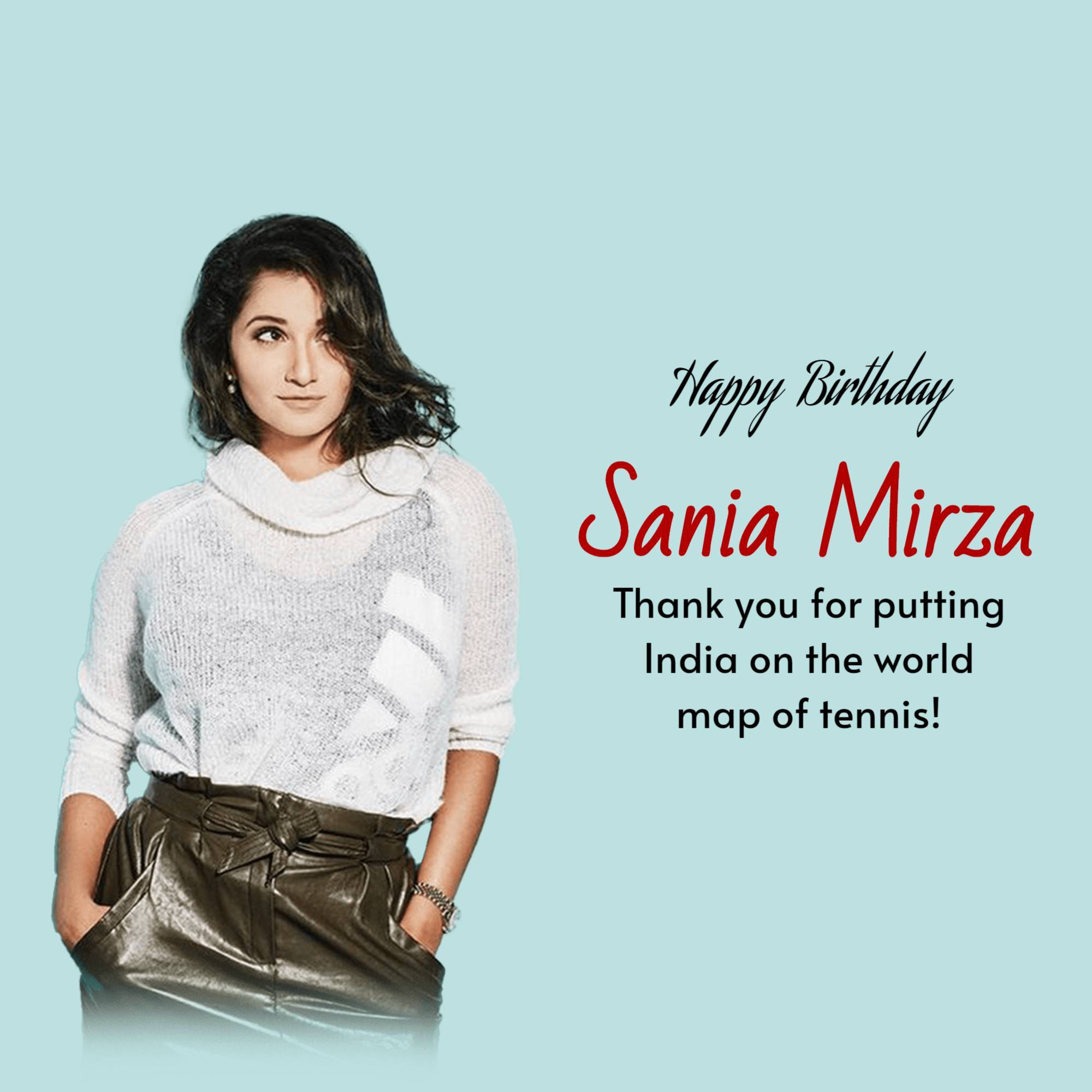 Sania Mirza Birthday