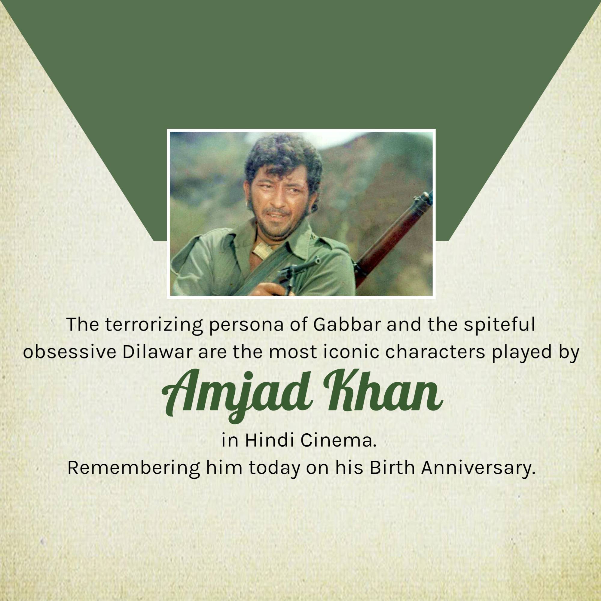Amjad Khan Jayanti
