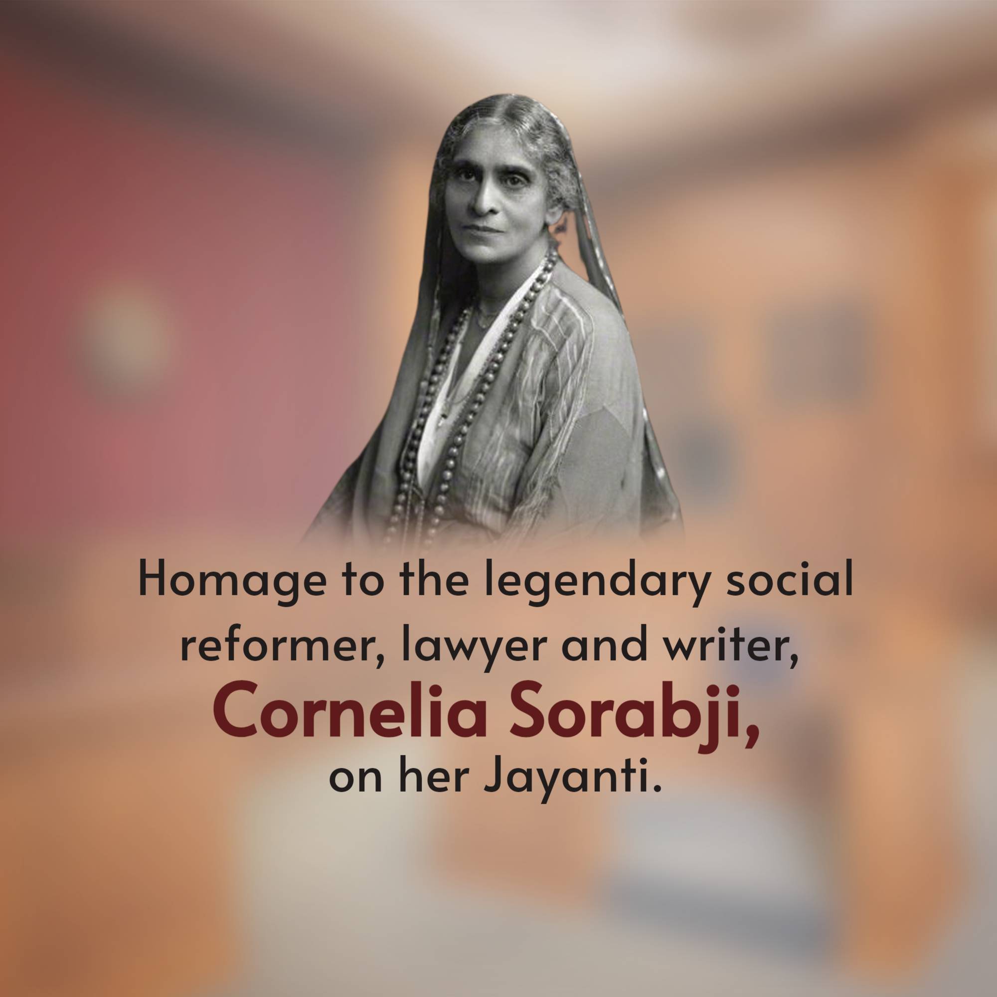 Cornelia Sorabji Jayanti