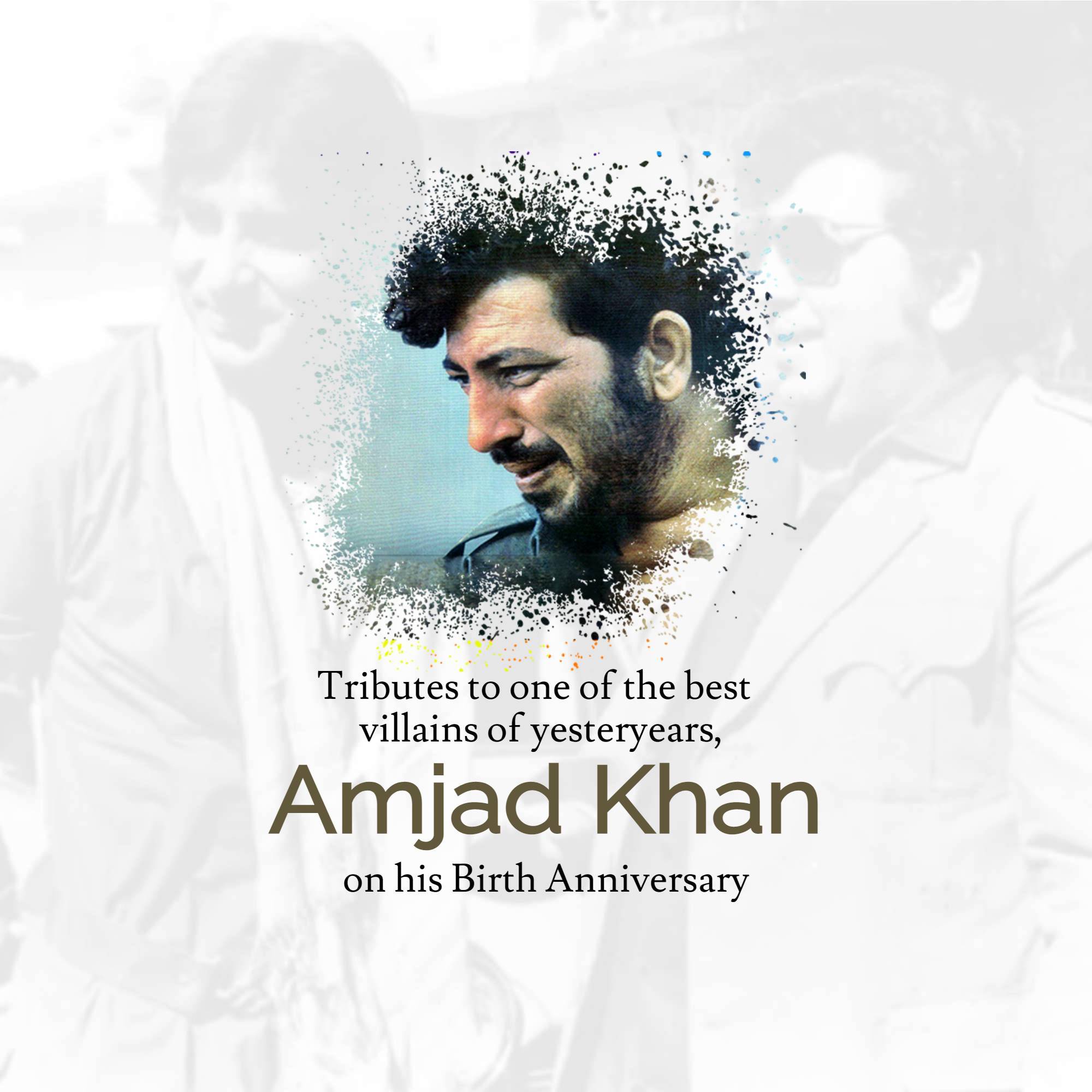 Amjad Khan Jayanti