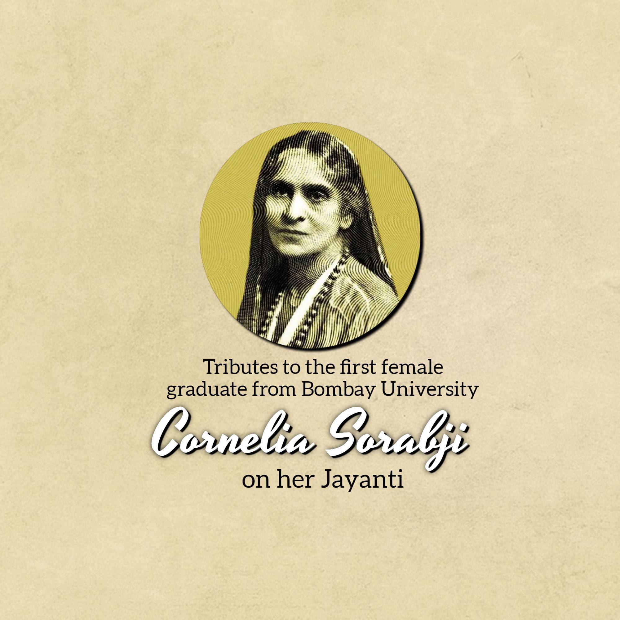 Cornelia Sorabji Jayanti