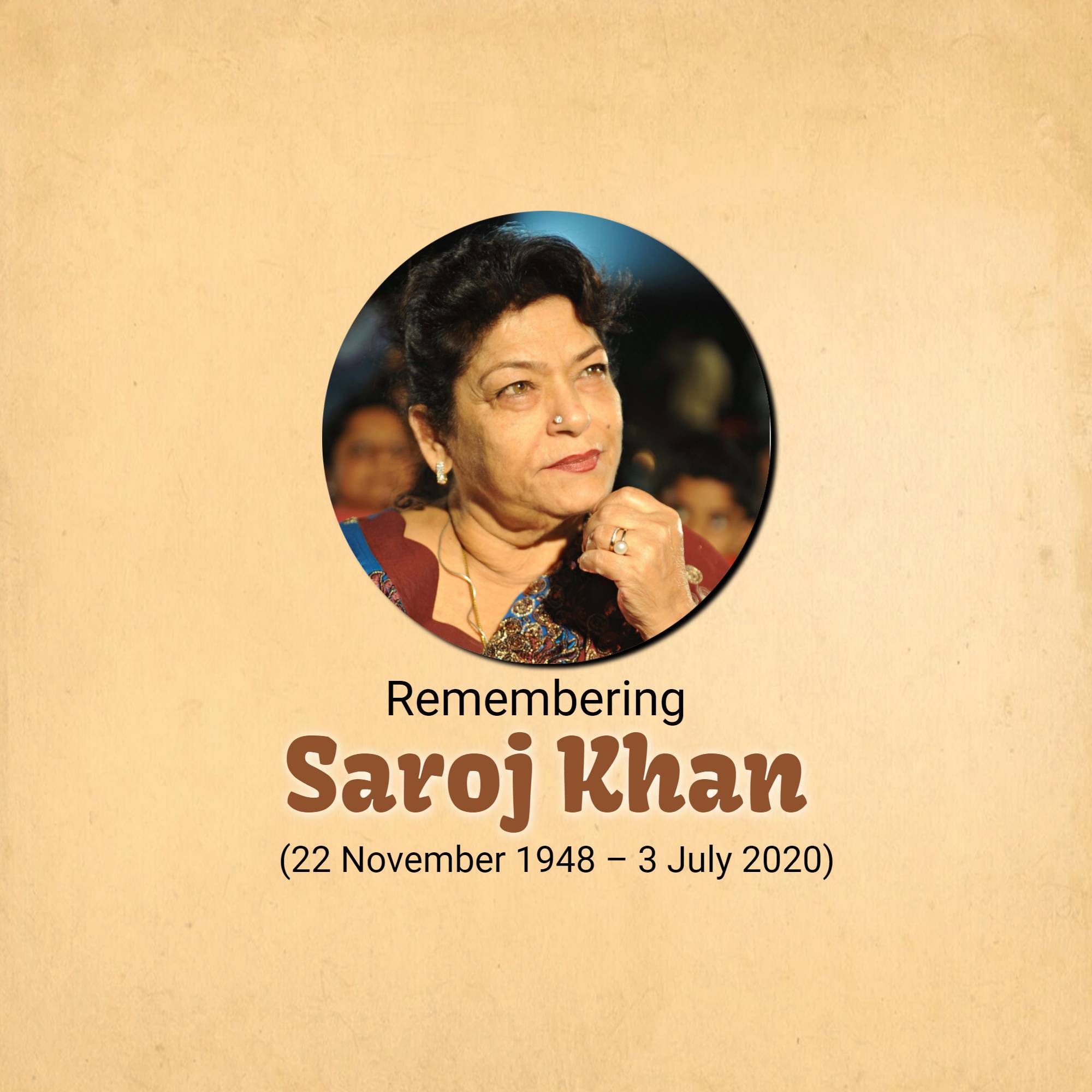 Saroj Khan Birth Anniversary