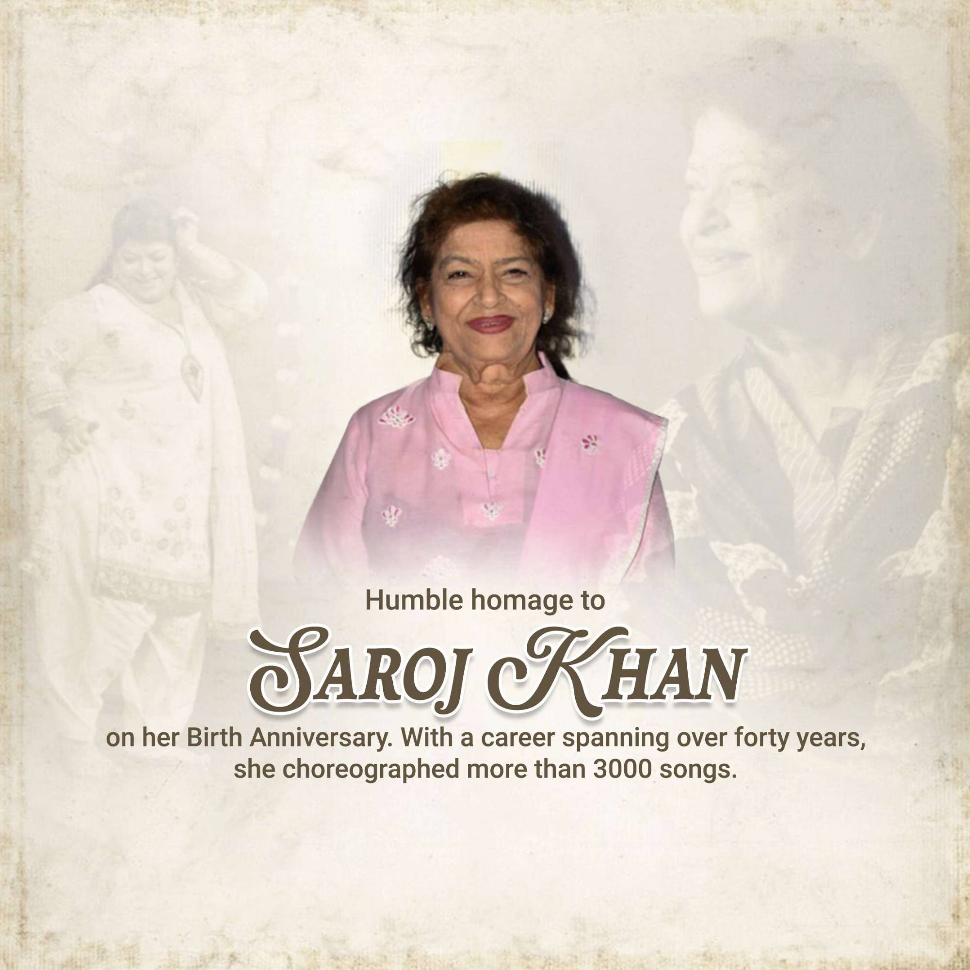 Saroj Khan Birth Anniversary