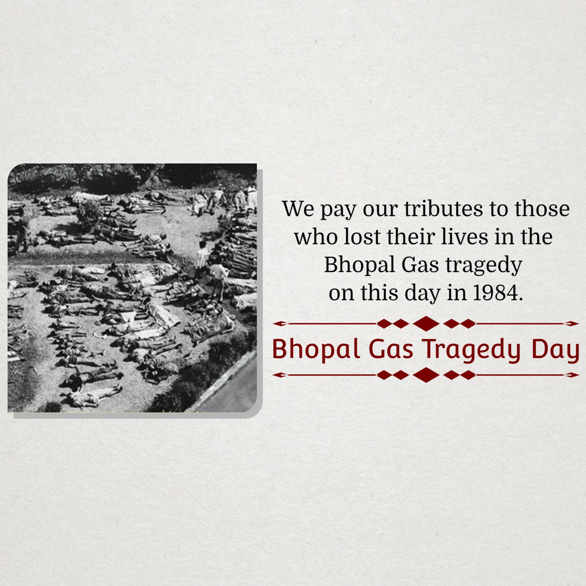 Bhopal Gas Tragedy Day