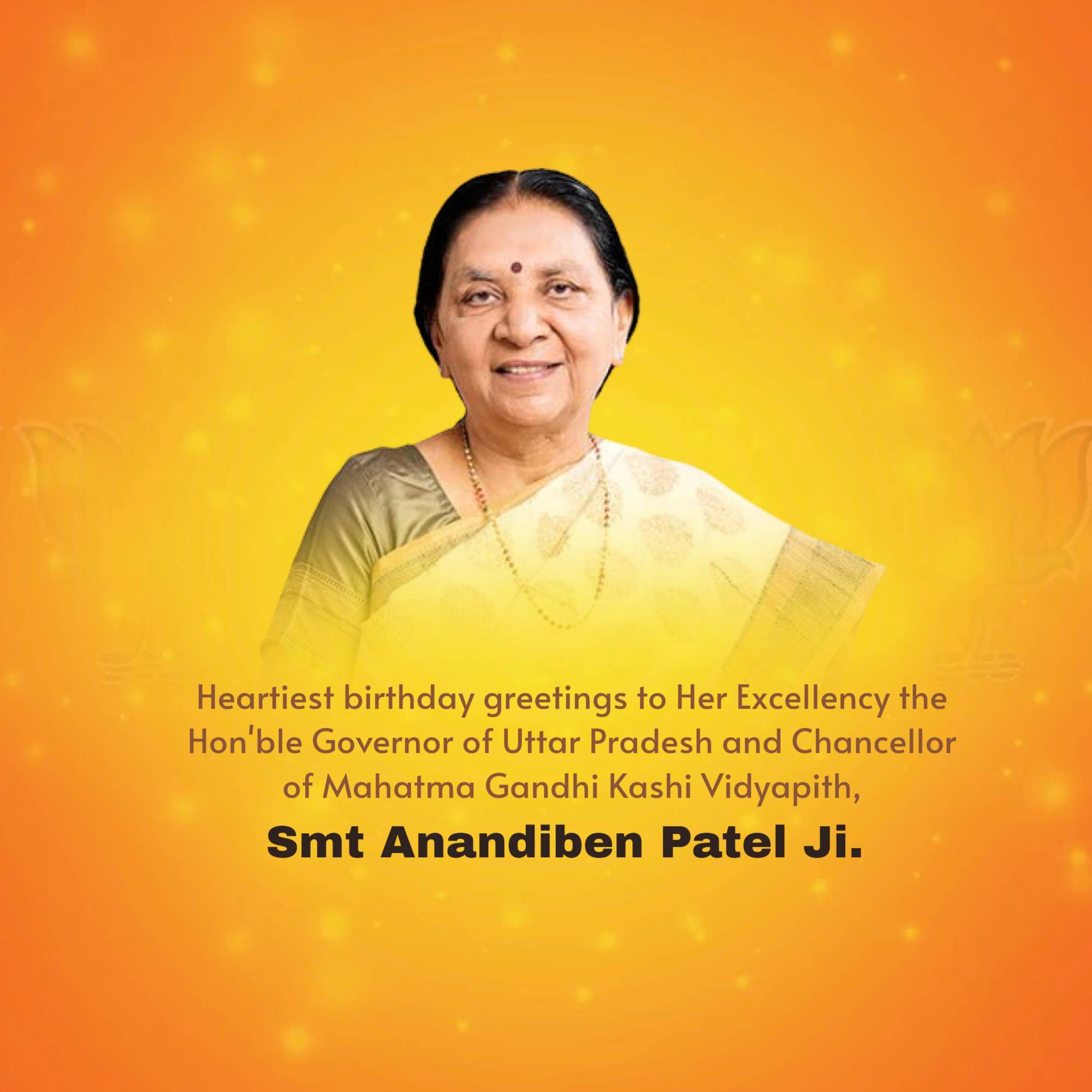 Anandiben Patel Birthday