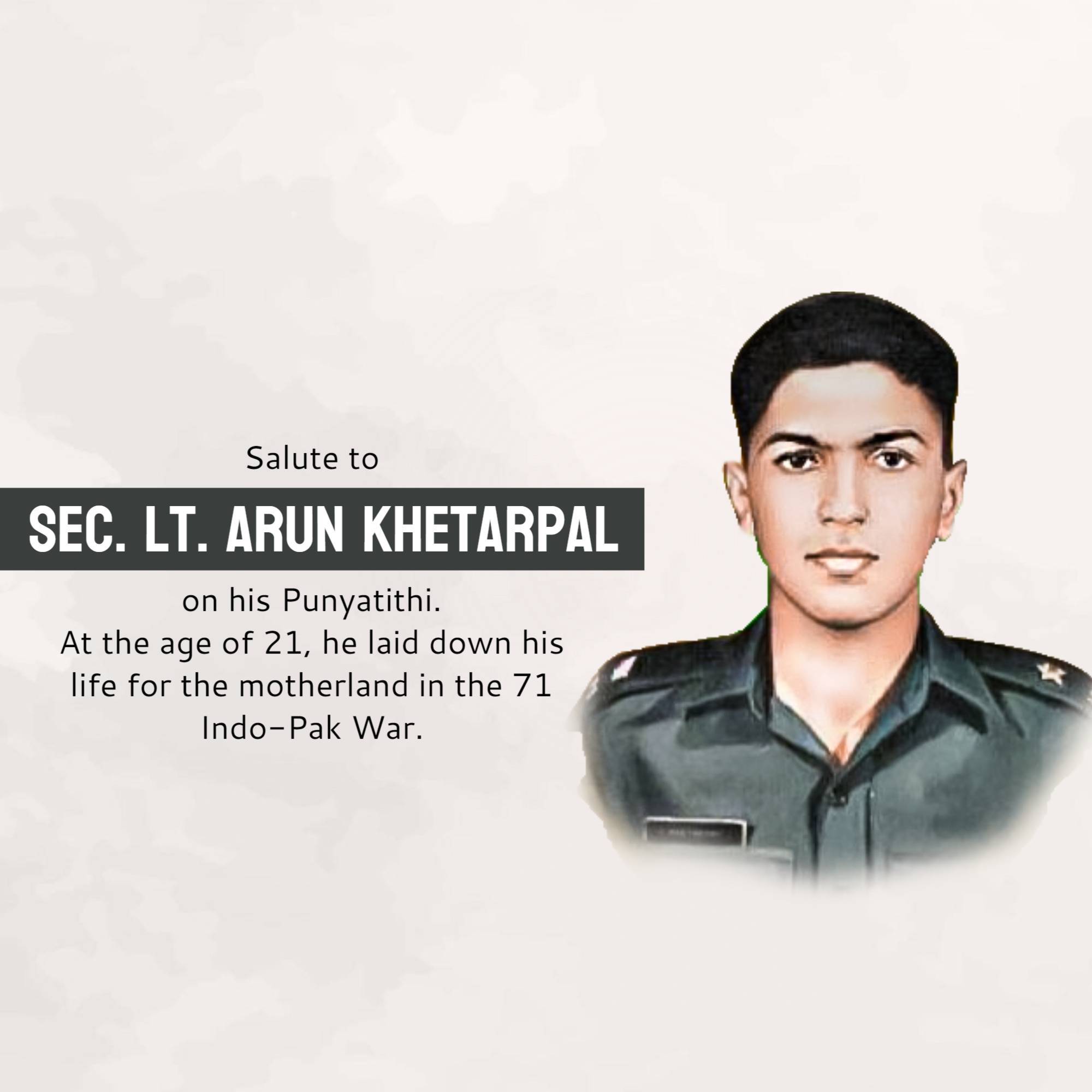 Arun Khetarpal Punyatithi