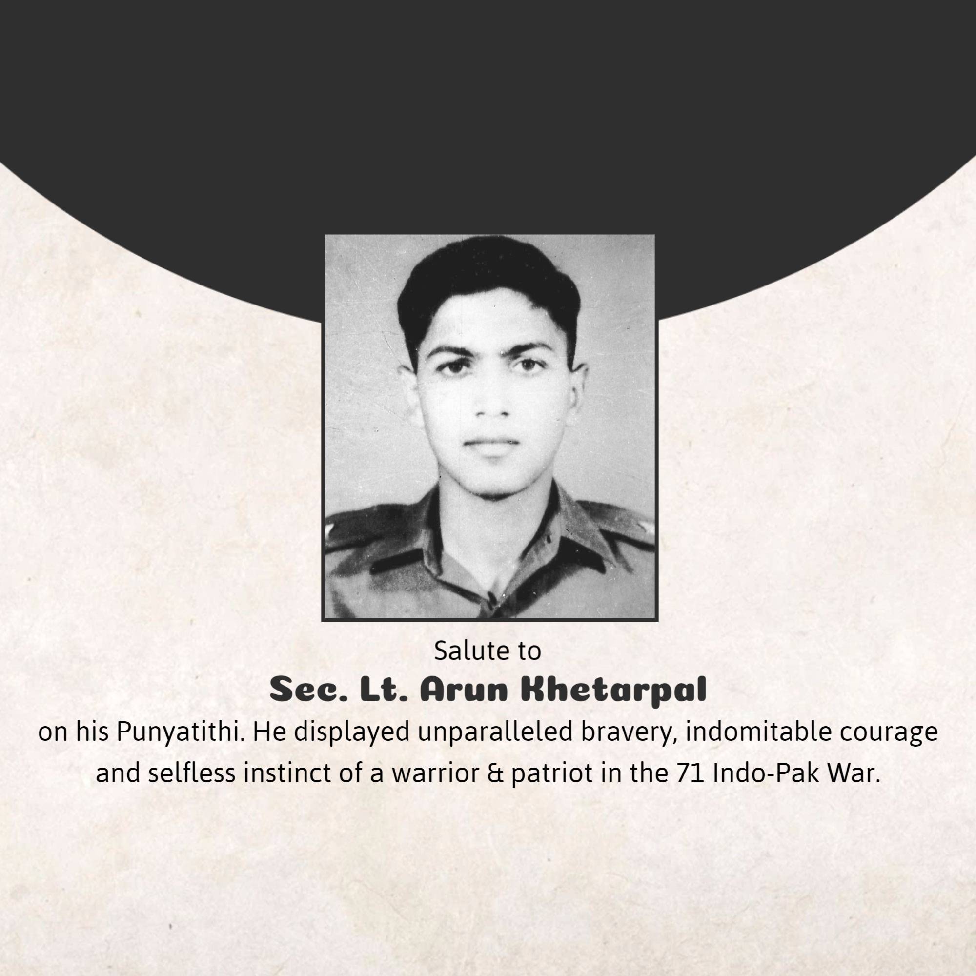 Arun Khetarpal Punyatithi