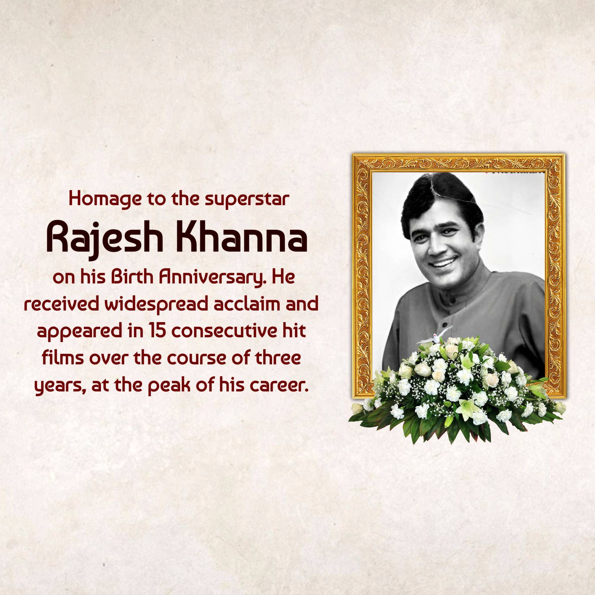 Rajesh Khanna Janm Jayanti