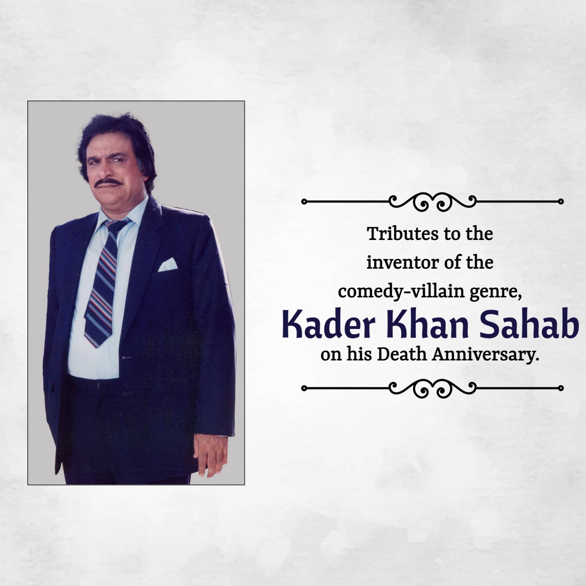 Kader Khan Death Anniversary