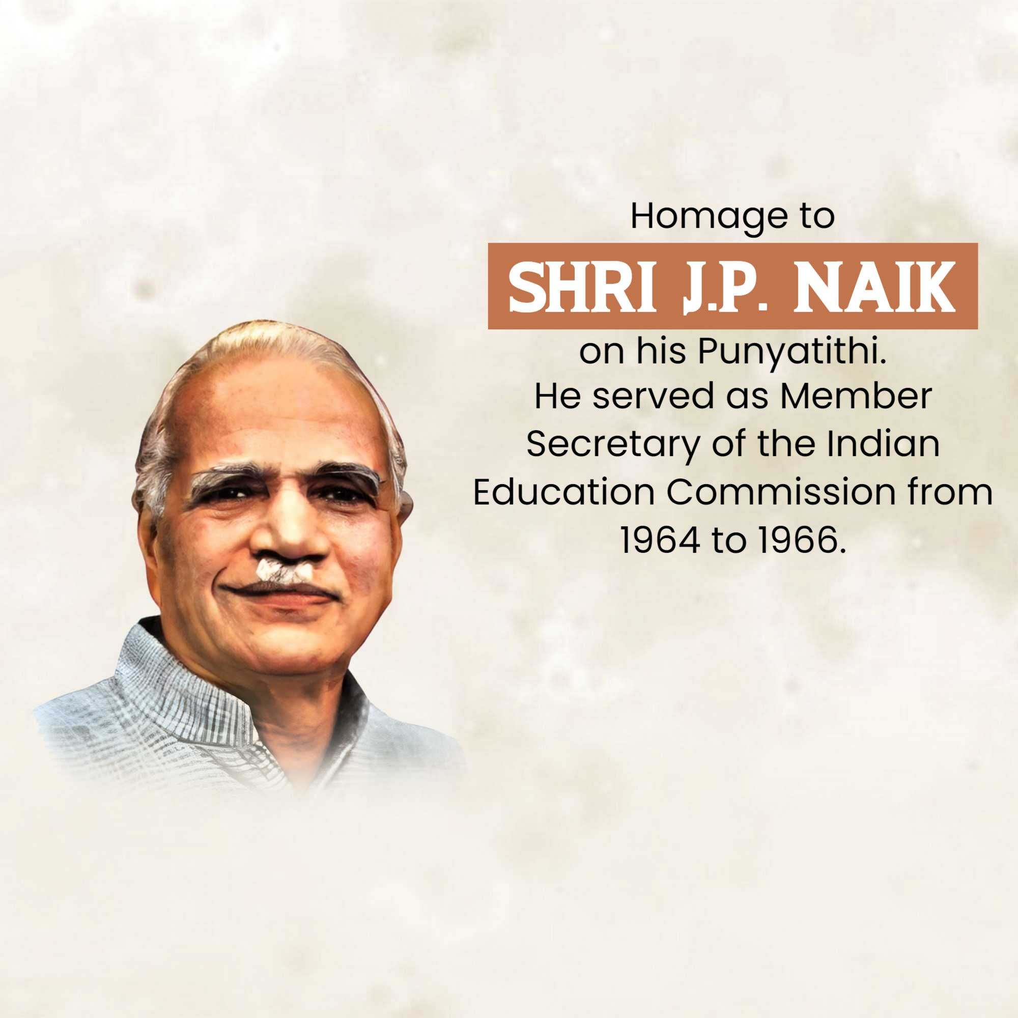 Shri Jayant Pandurang Naik Punyatithi
