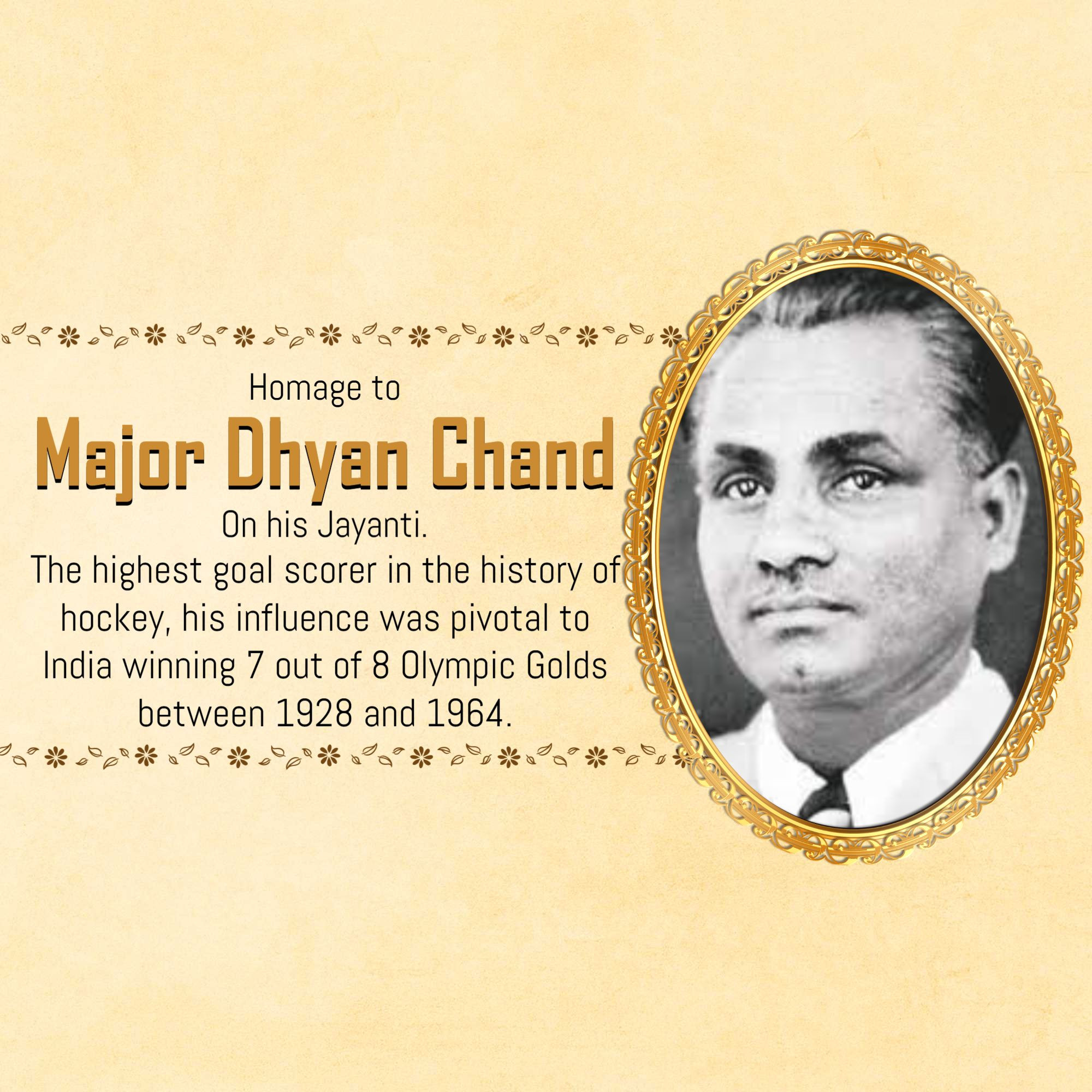 Major Dhyan Chand Jayanti