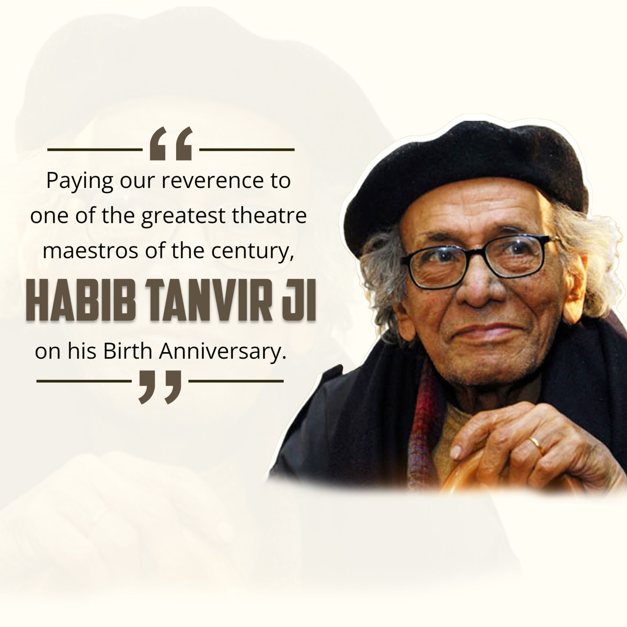 Habib Tanvir Ji Jayanti