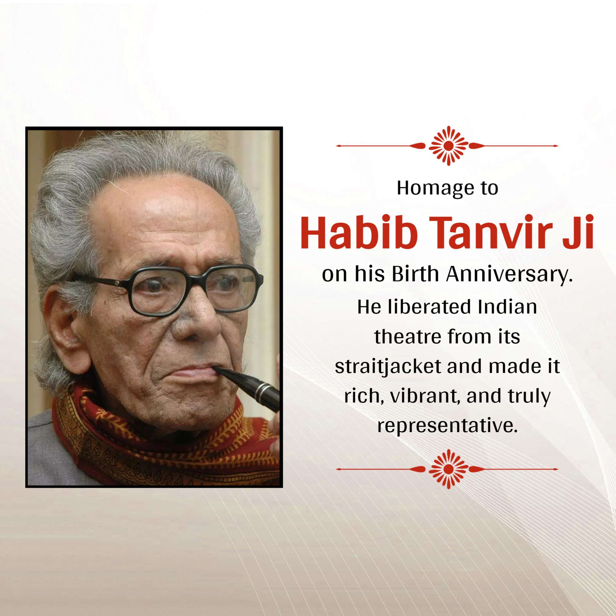 Habib Tanvir Ji Jayanti
