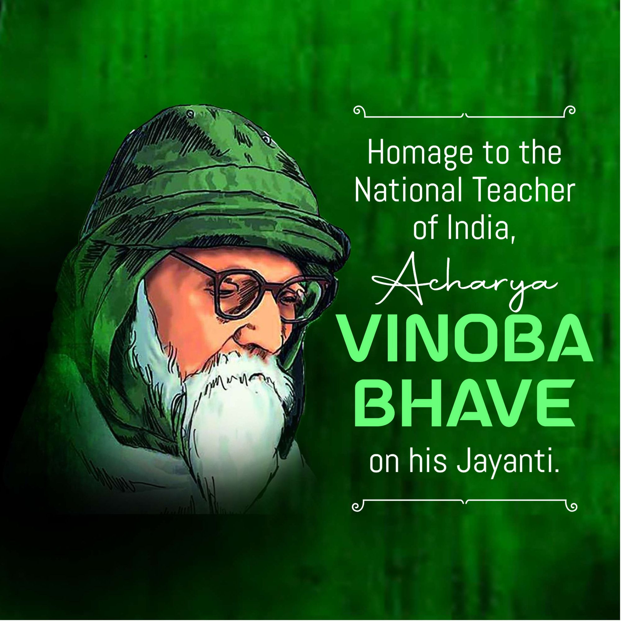 Vinoba Bhave Jayanti