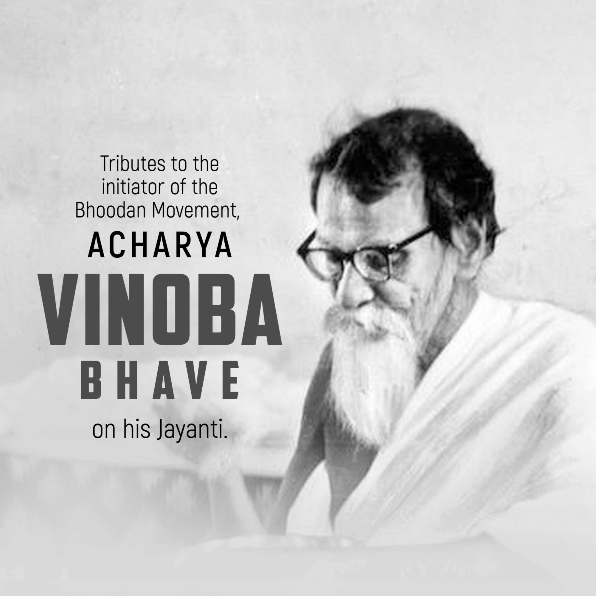 Vinoba Bhave Jayanti
