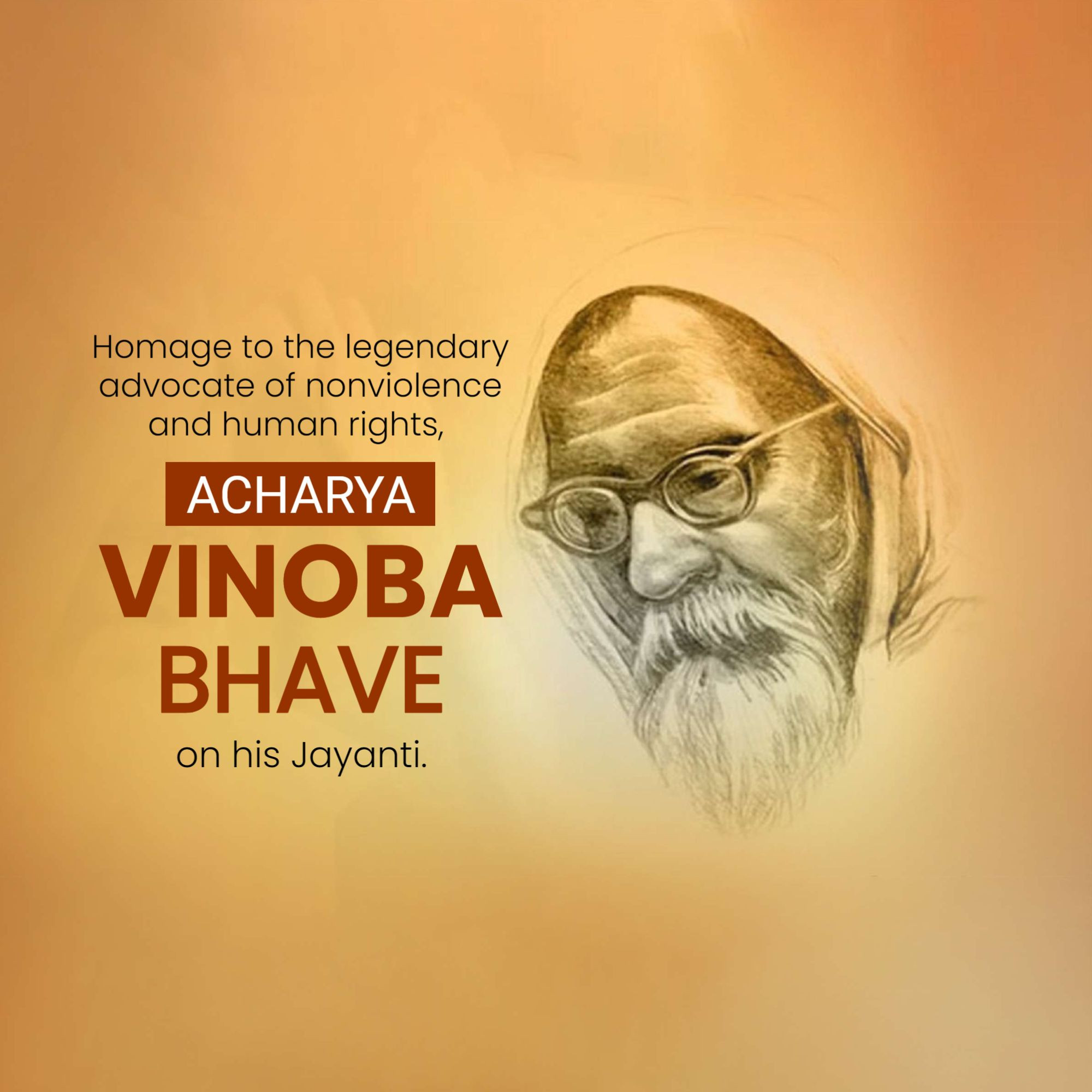 Vinoba Bhave Jayanti