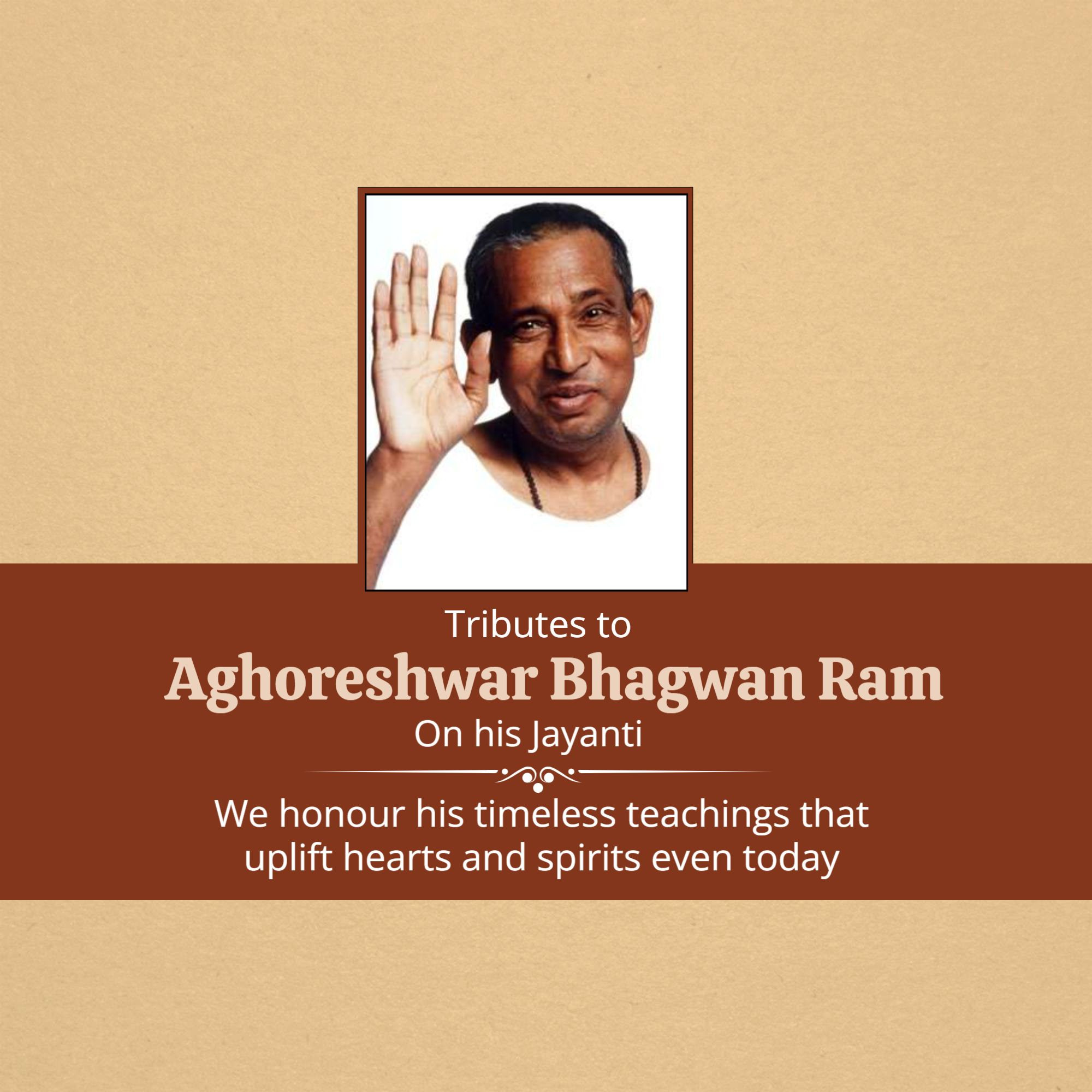 Aghoreshwar Bhagwan Ram Jayanti (Kashi)