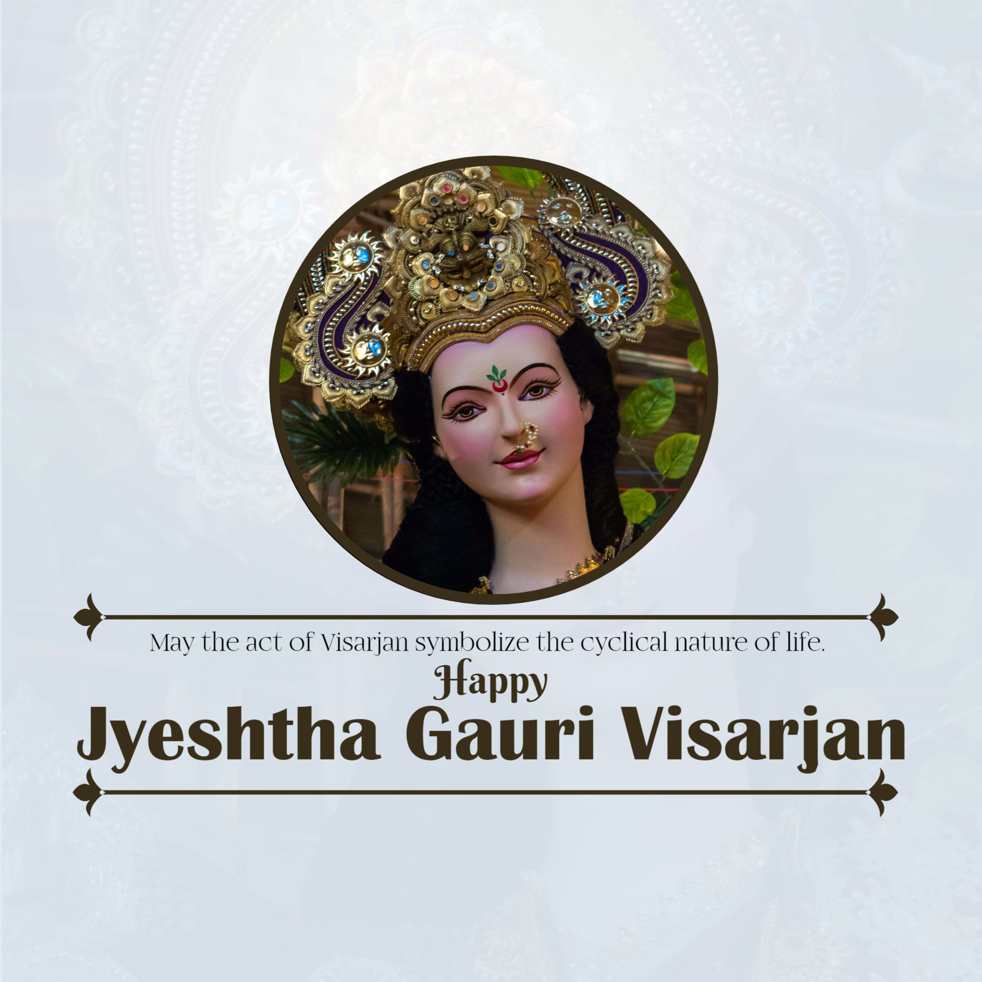 Jyeshtha Gauri Visarjan