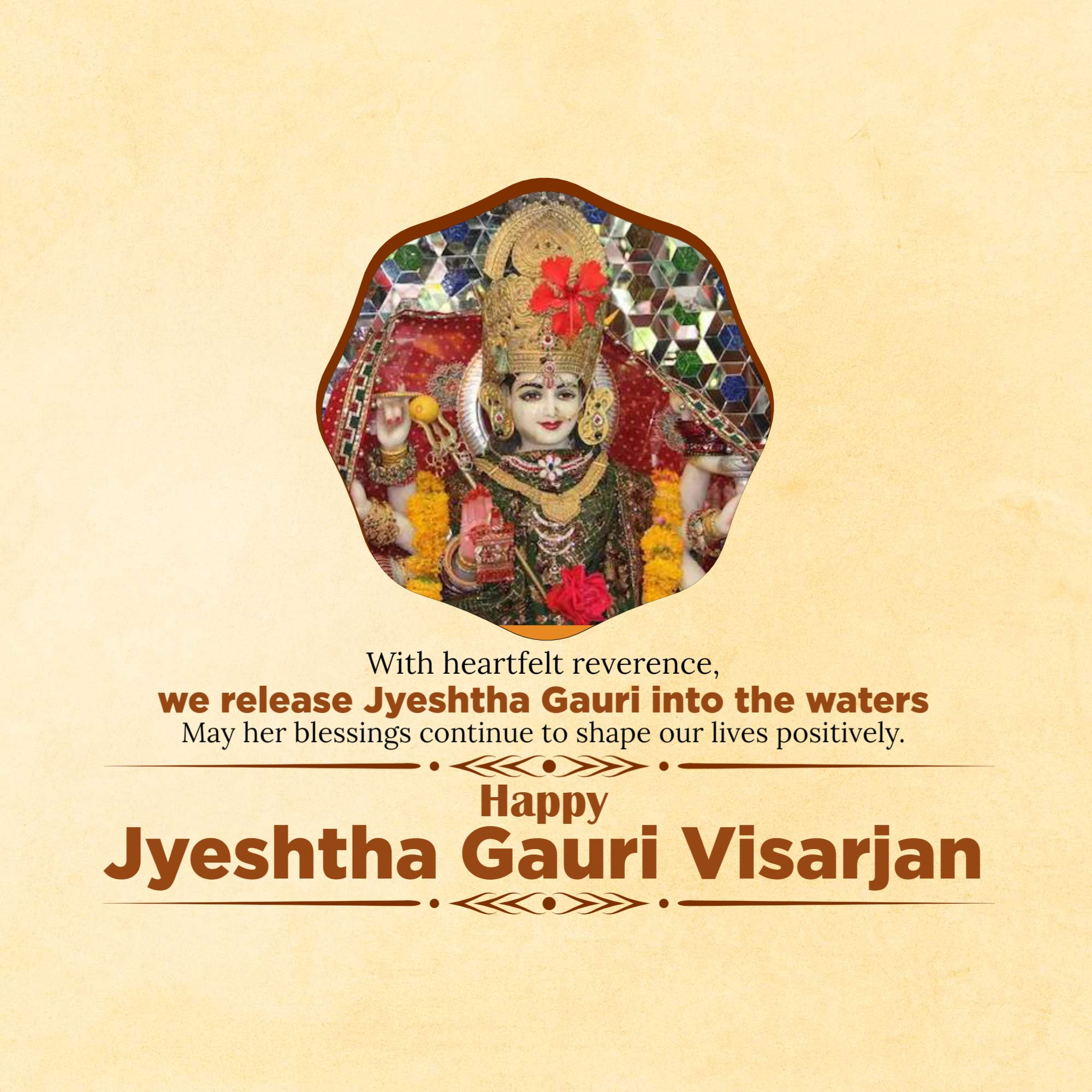 Jyeshtha Gauri Visarjan