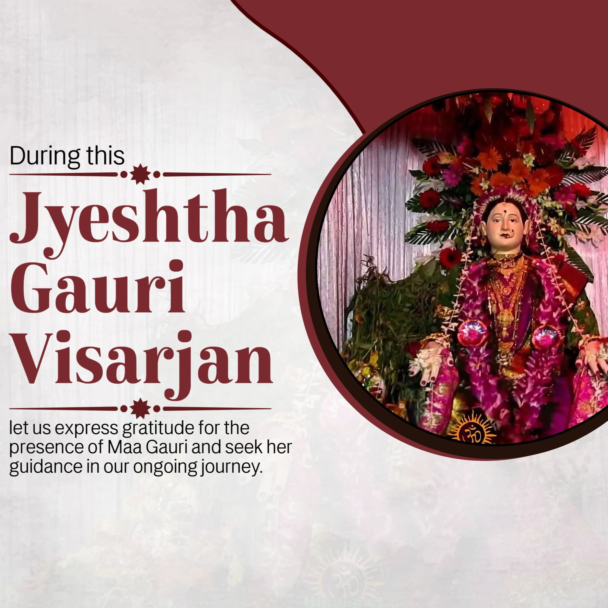 Jyeshtha Gauri Visarjan