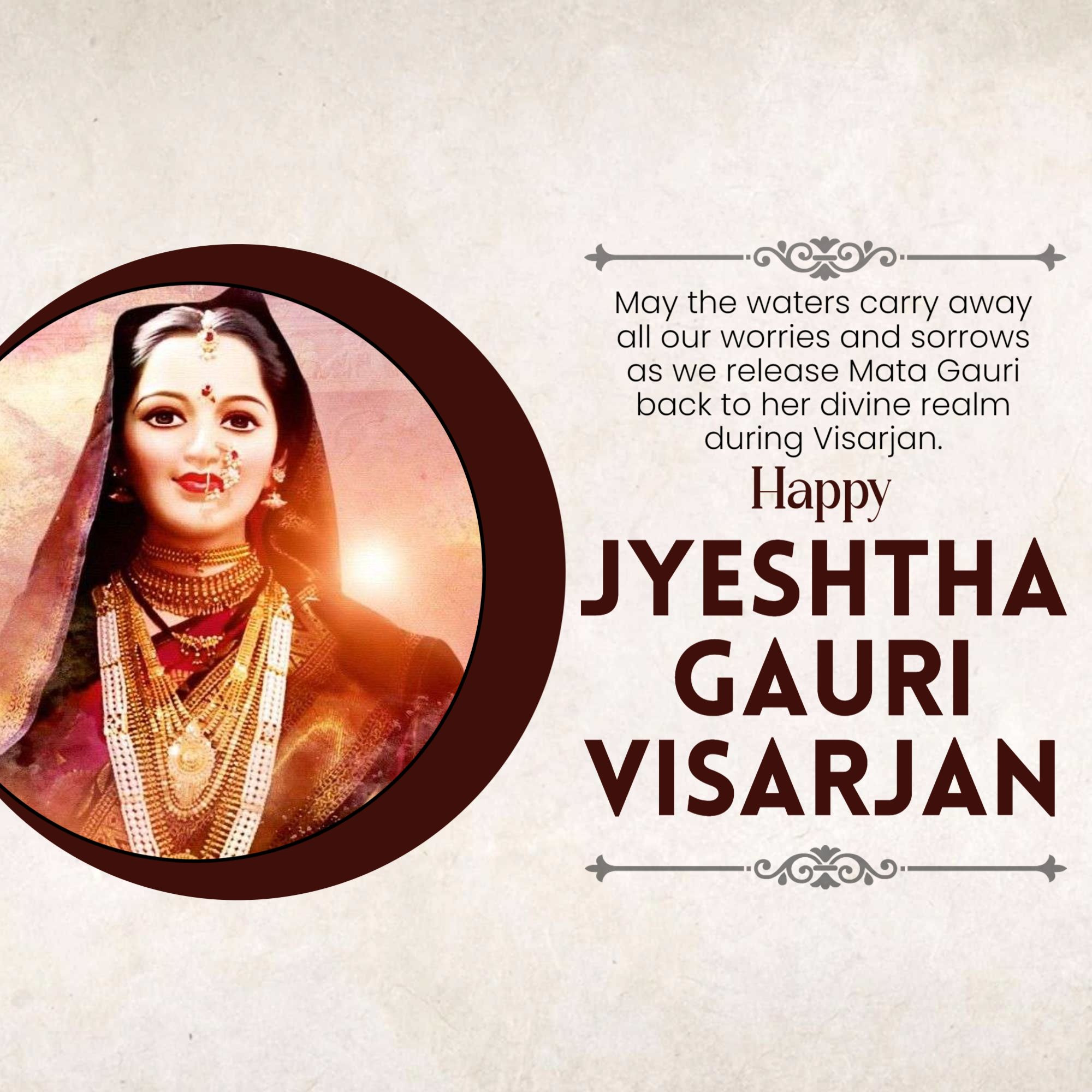 Jyeshtha Gauri Visarjan