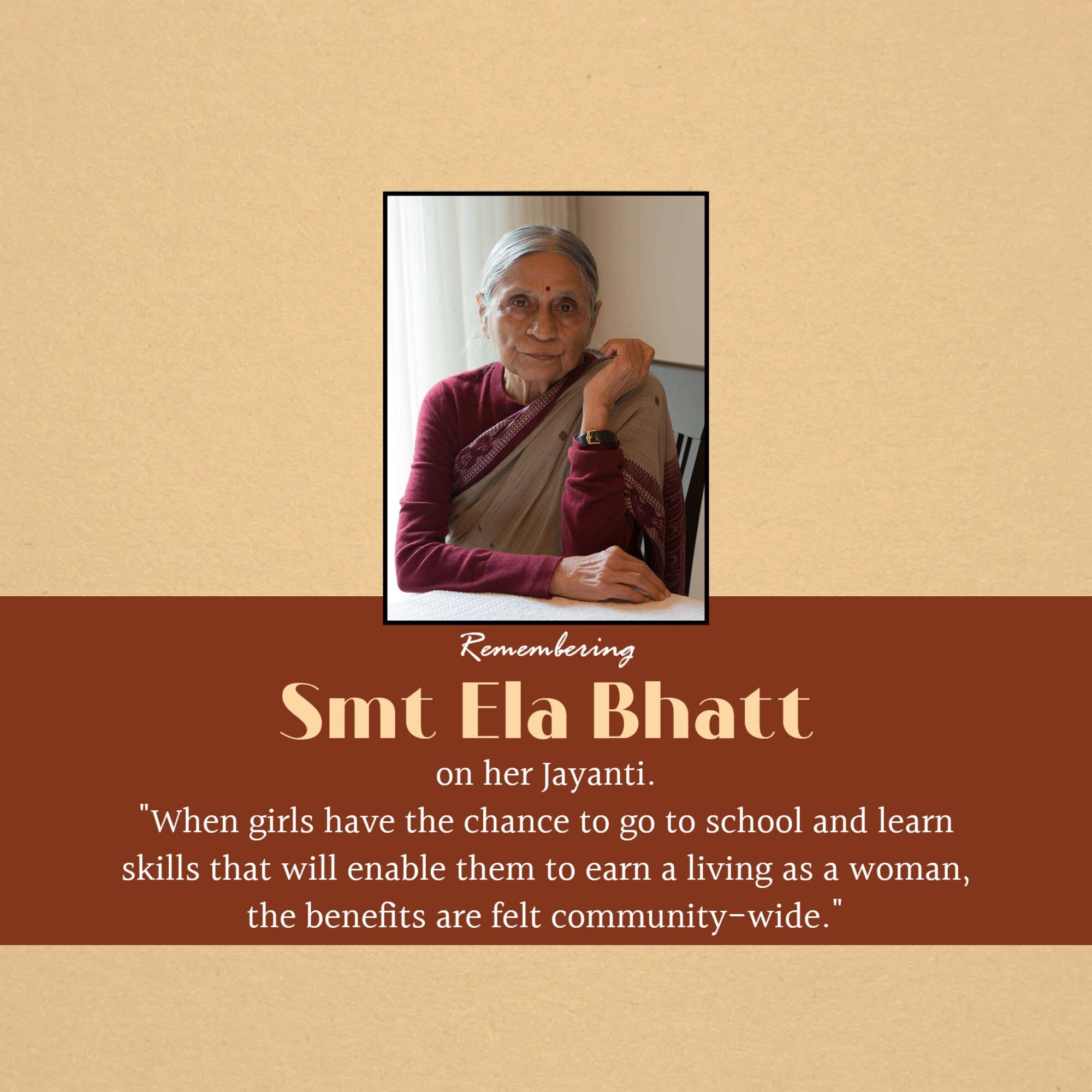 Ela Ramesh Bhatt Jayanti