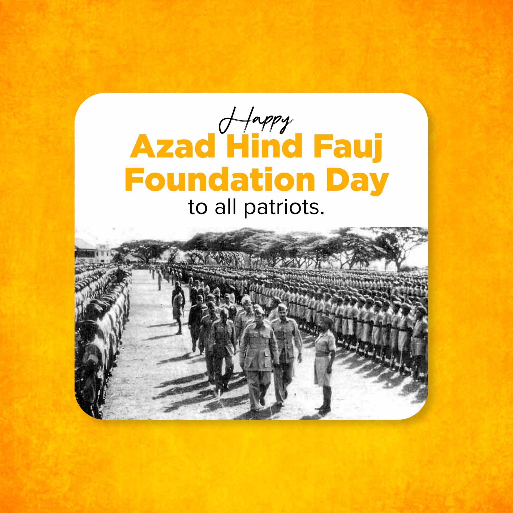 Azad Hind Fauj Sthapana Diwas