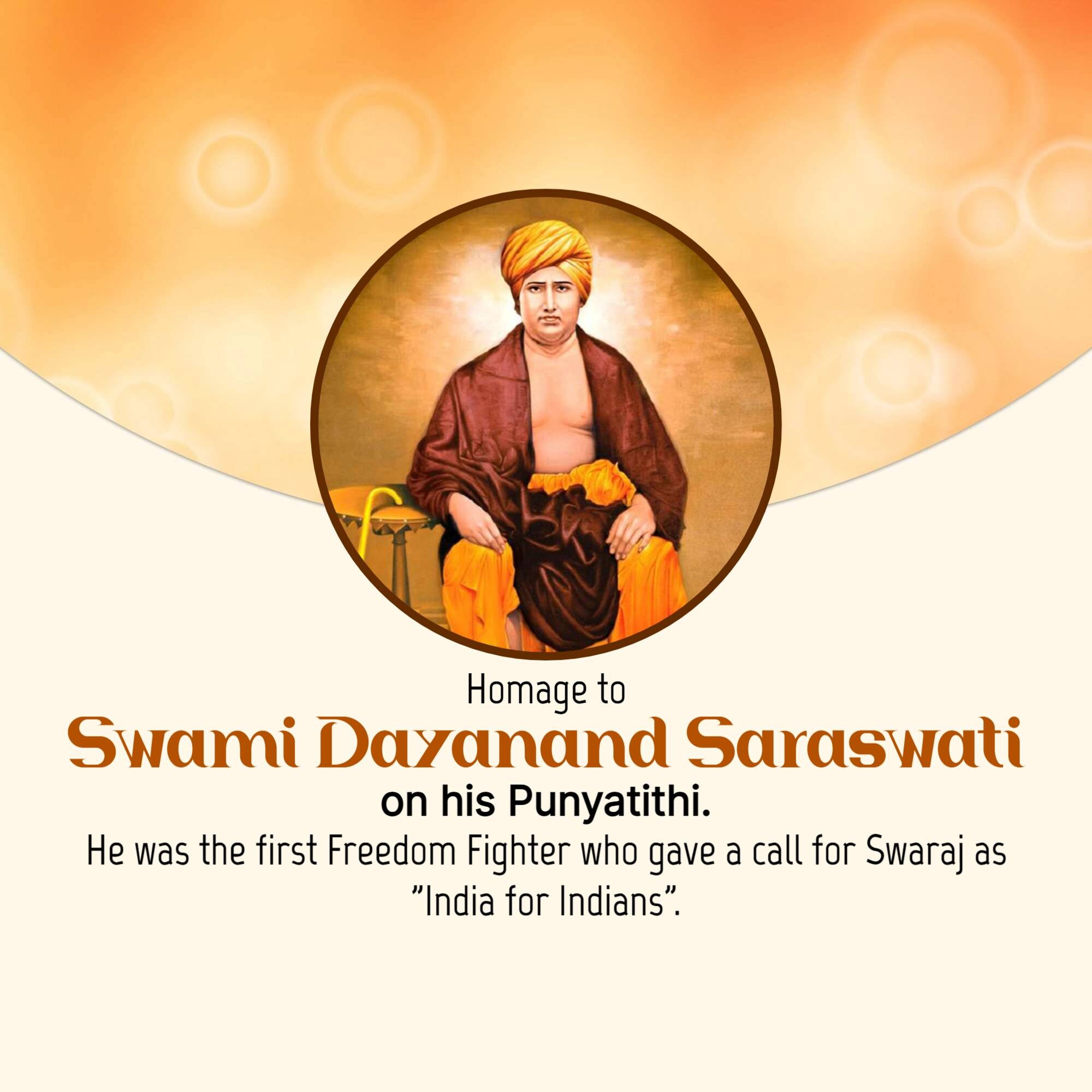 Dayanand Saraswati Punyatithi