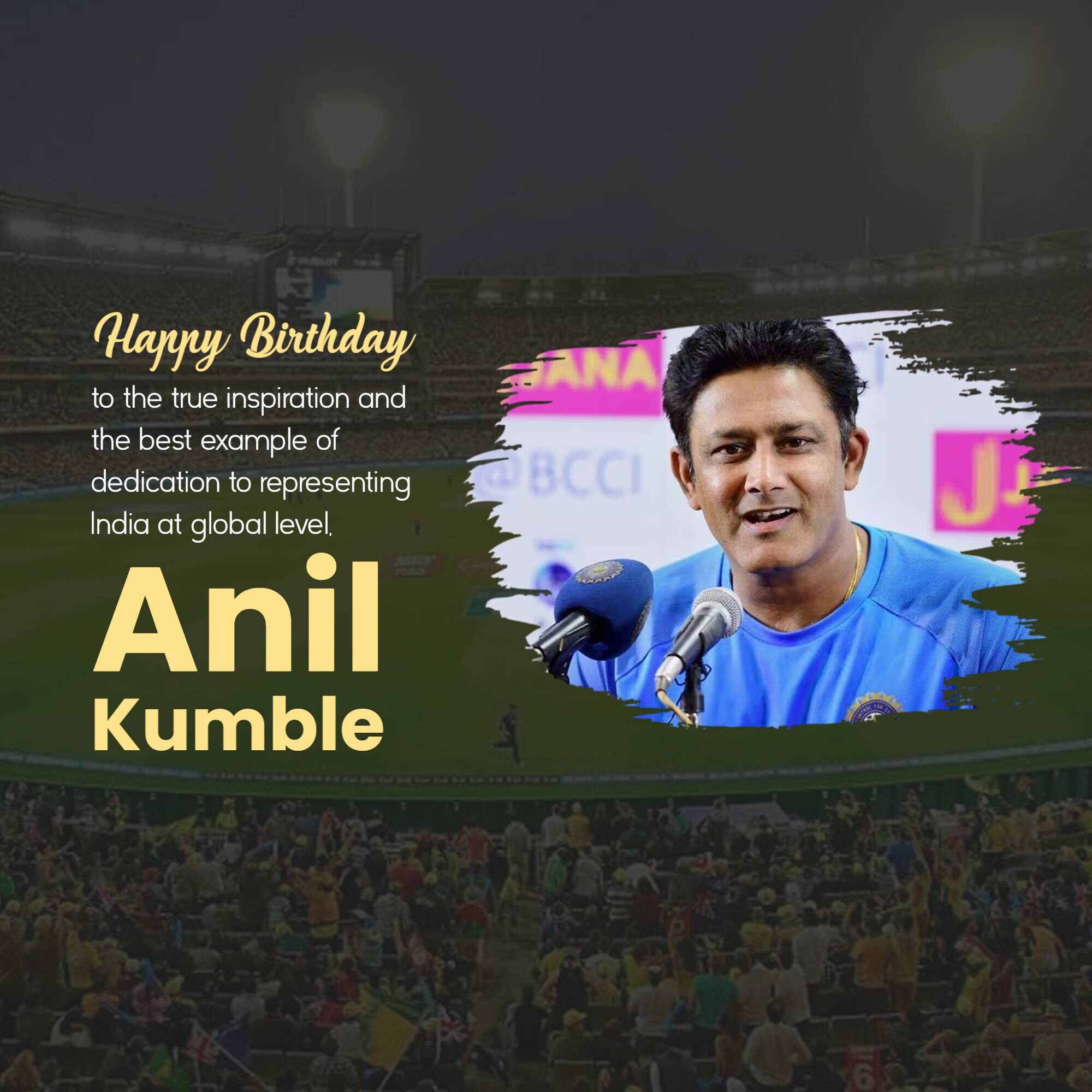 Anil Kumble Birthday