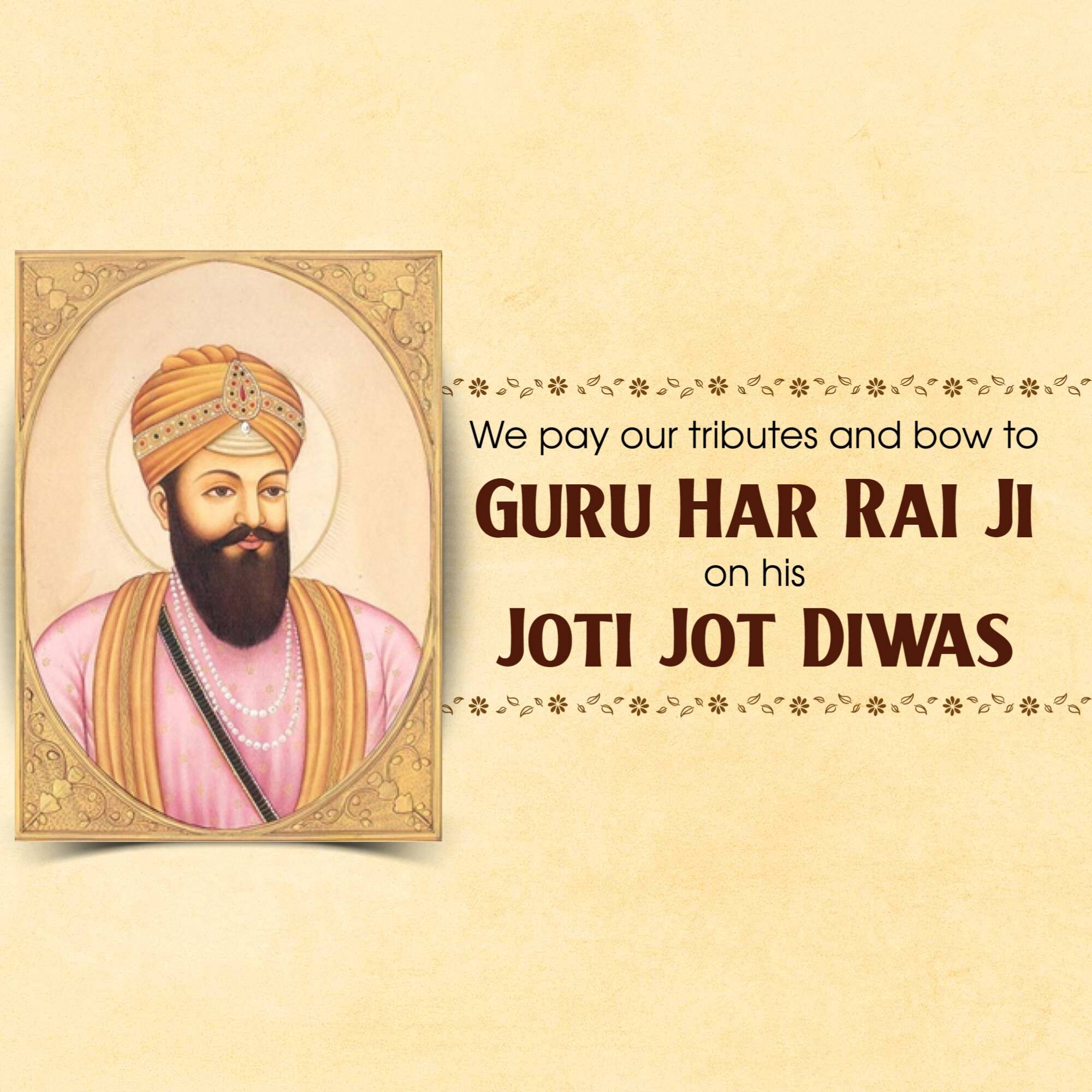 Guru Har Rai Ji Joti Jot Diwas