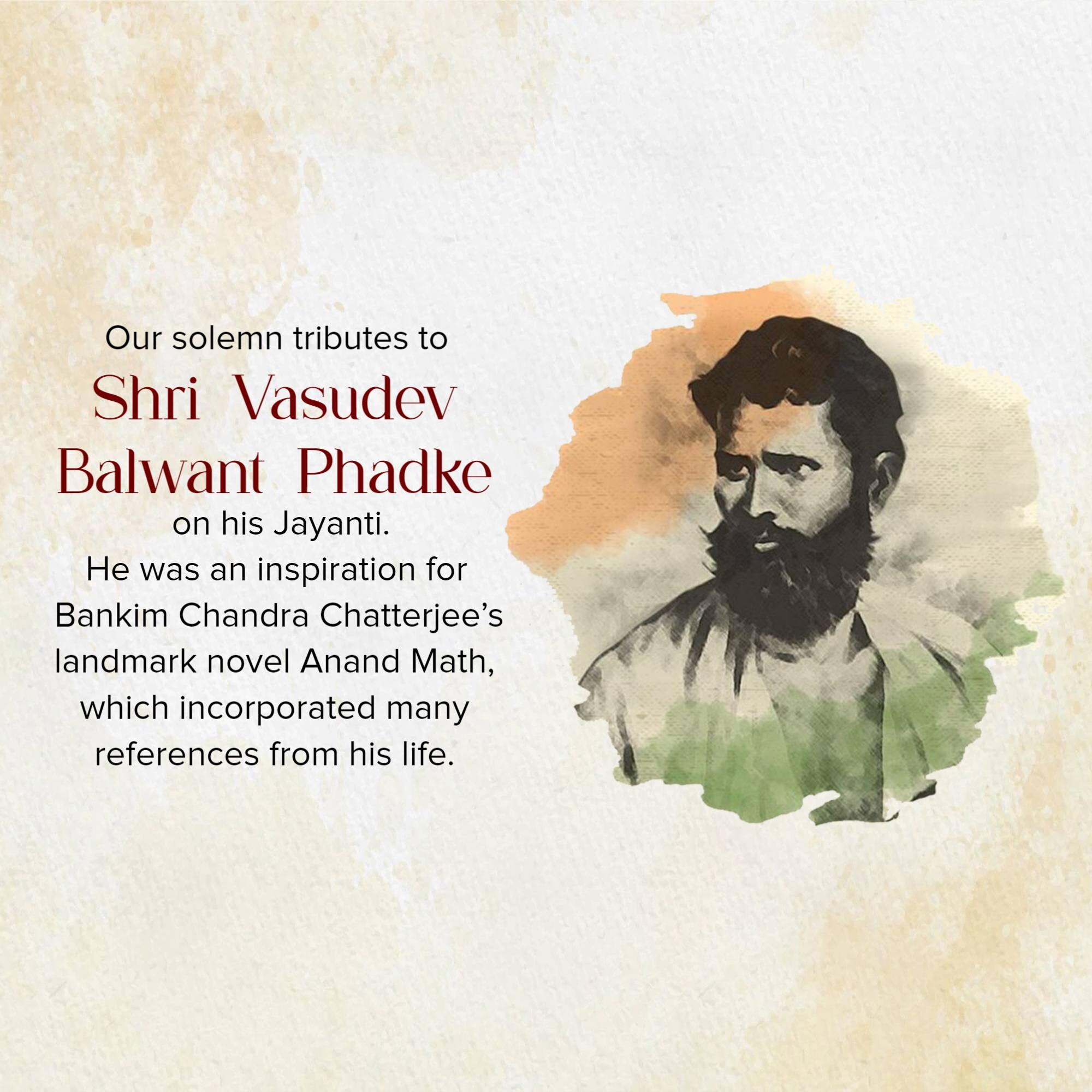 Vasudev Balwant Phadke Jayanti