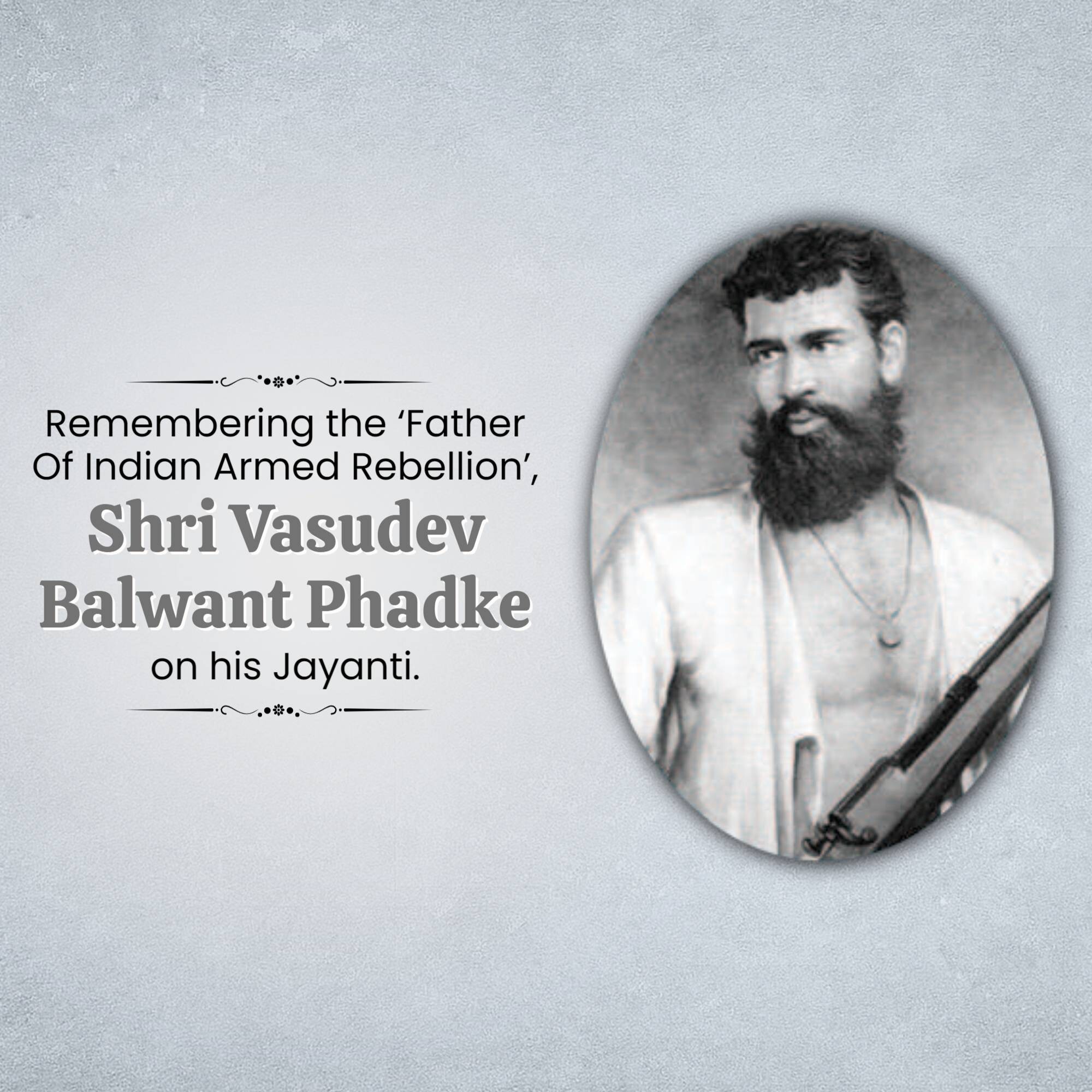 Vasudev Balwant Phadke Jayanti