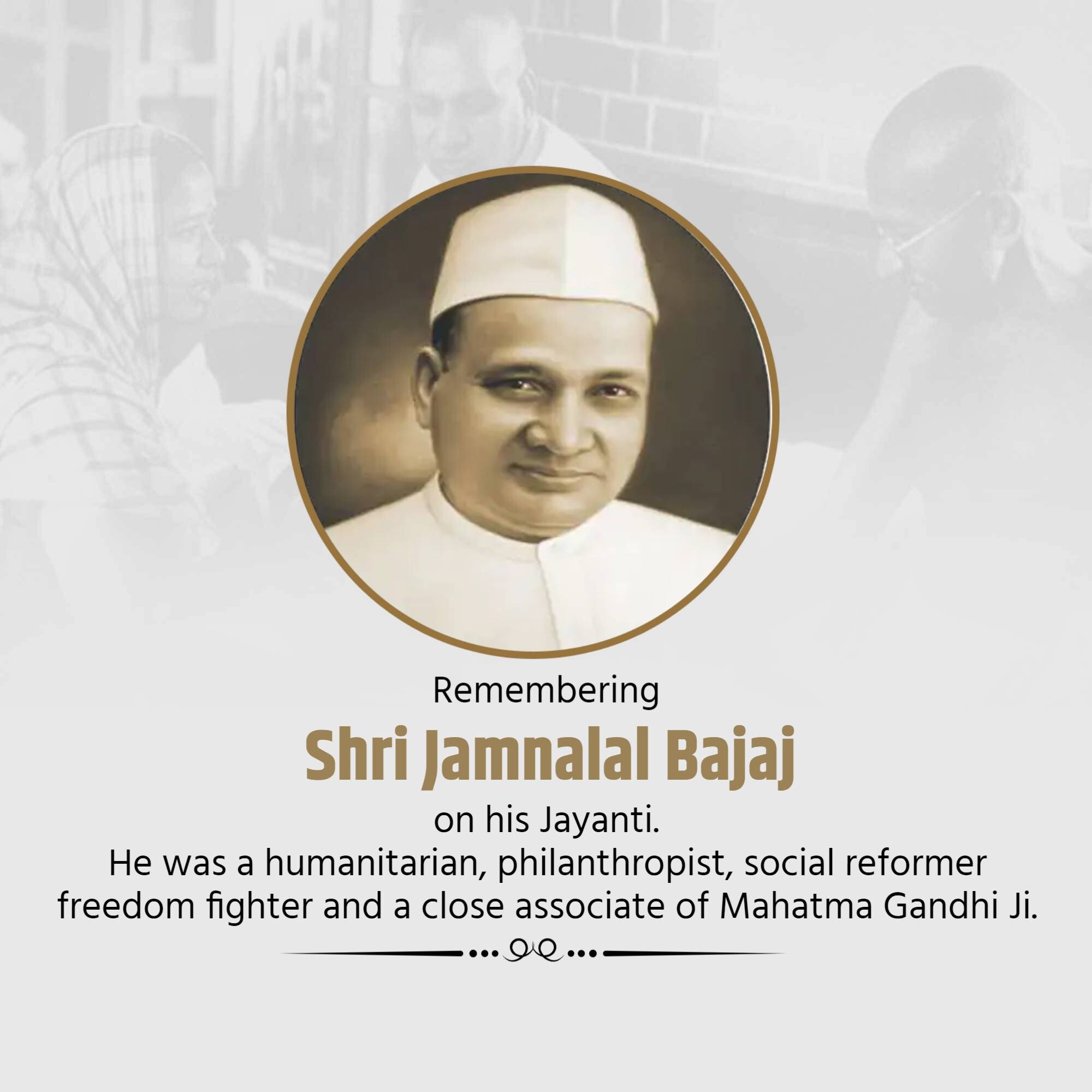 Jamnalal Bajaj Jayanti