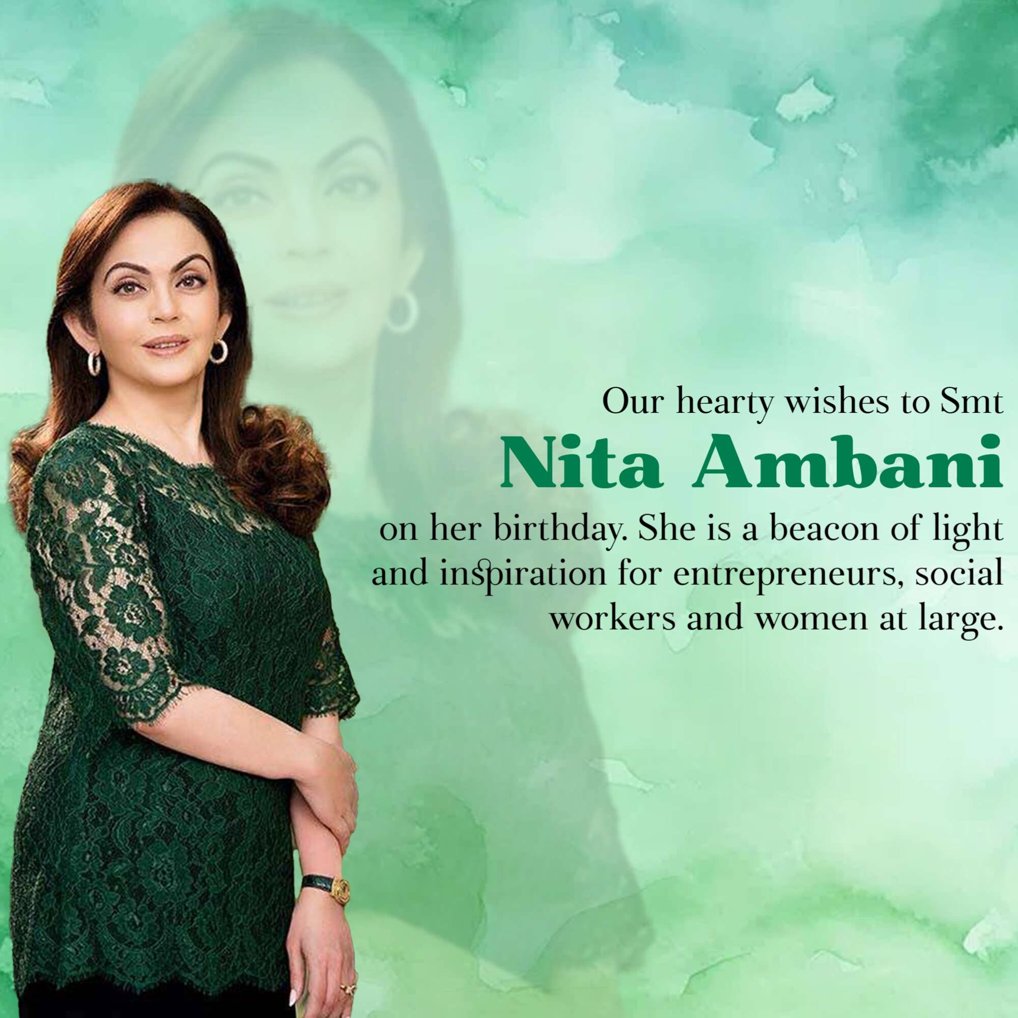 Nita Ambani Birthday