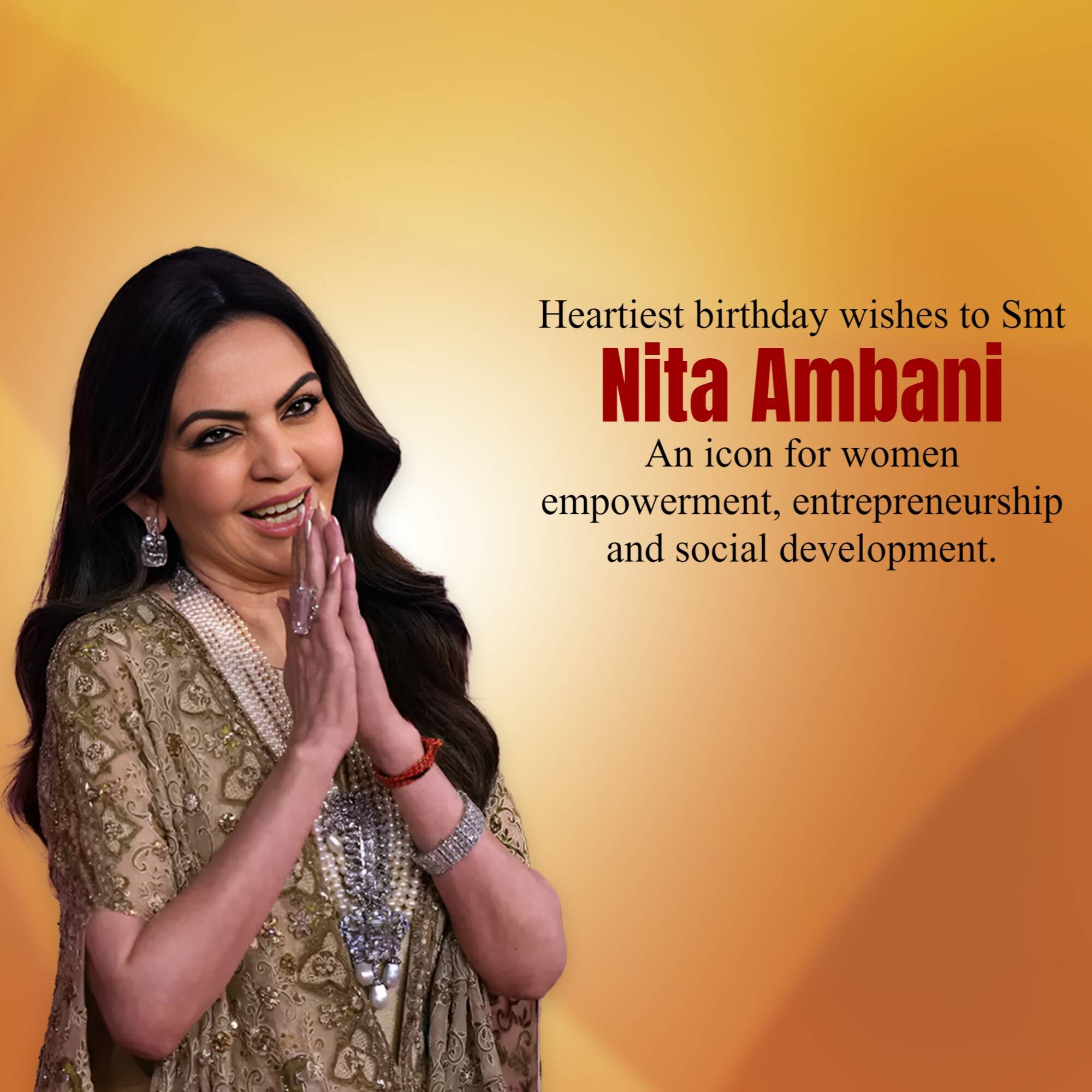 Nita Ambani Birthday