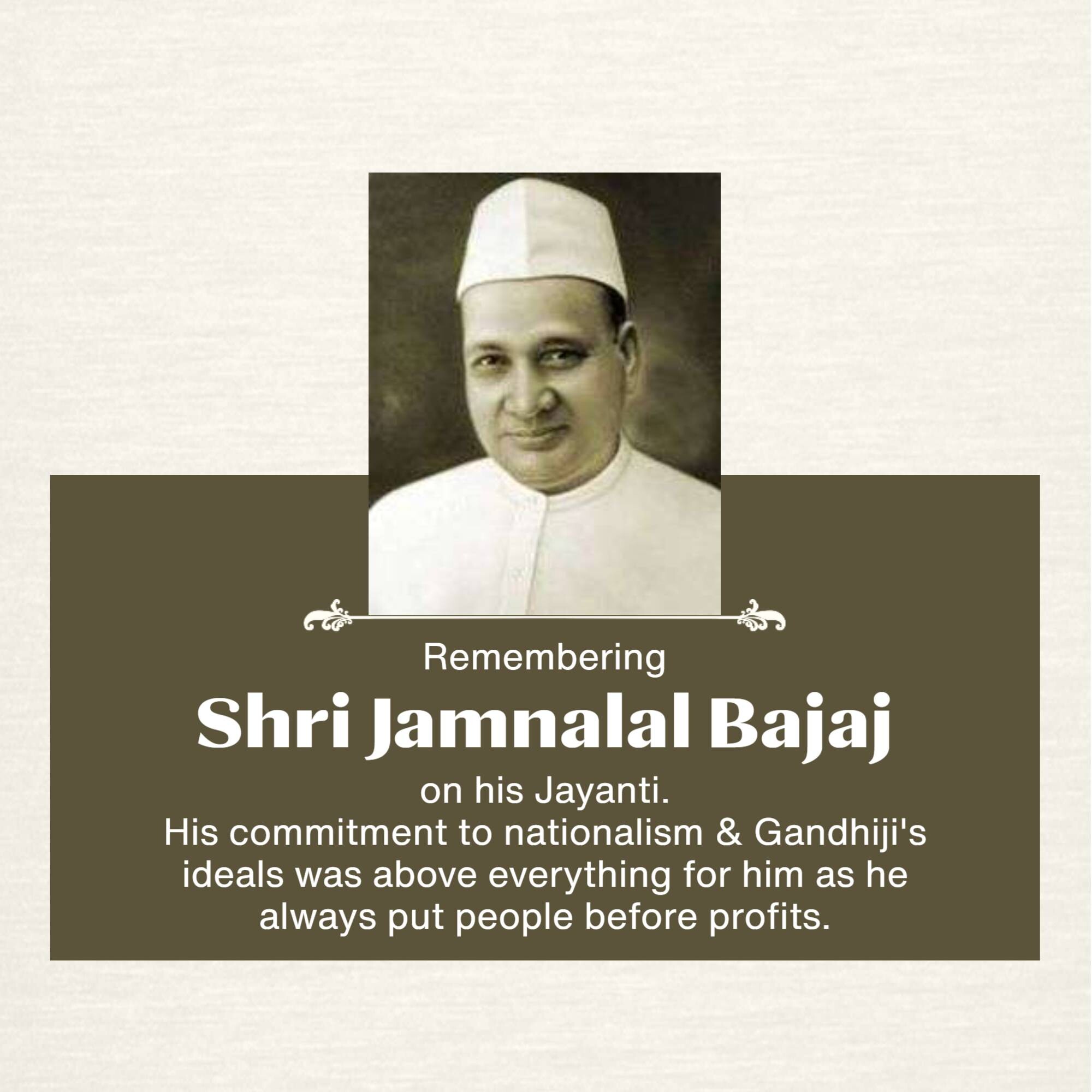 Jamnalal Bajaj Jayanti