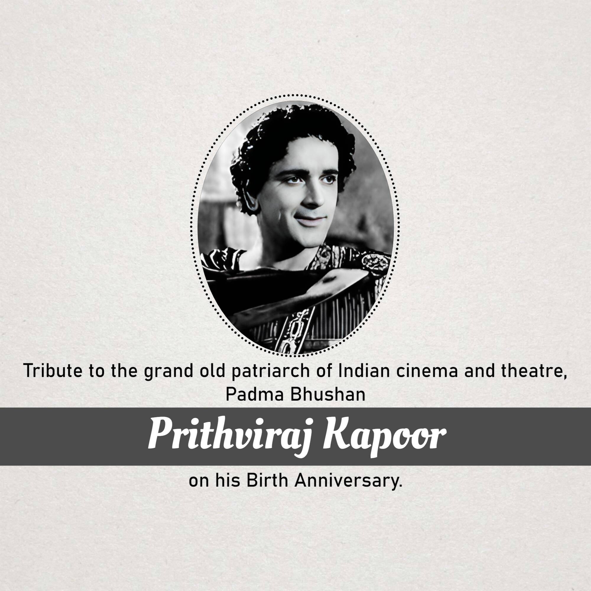 Prithviraj Kapoor Jayanti
