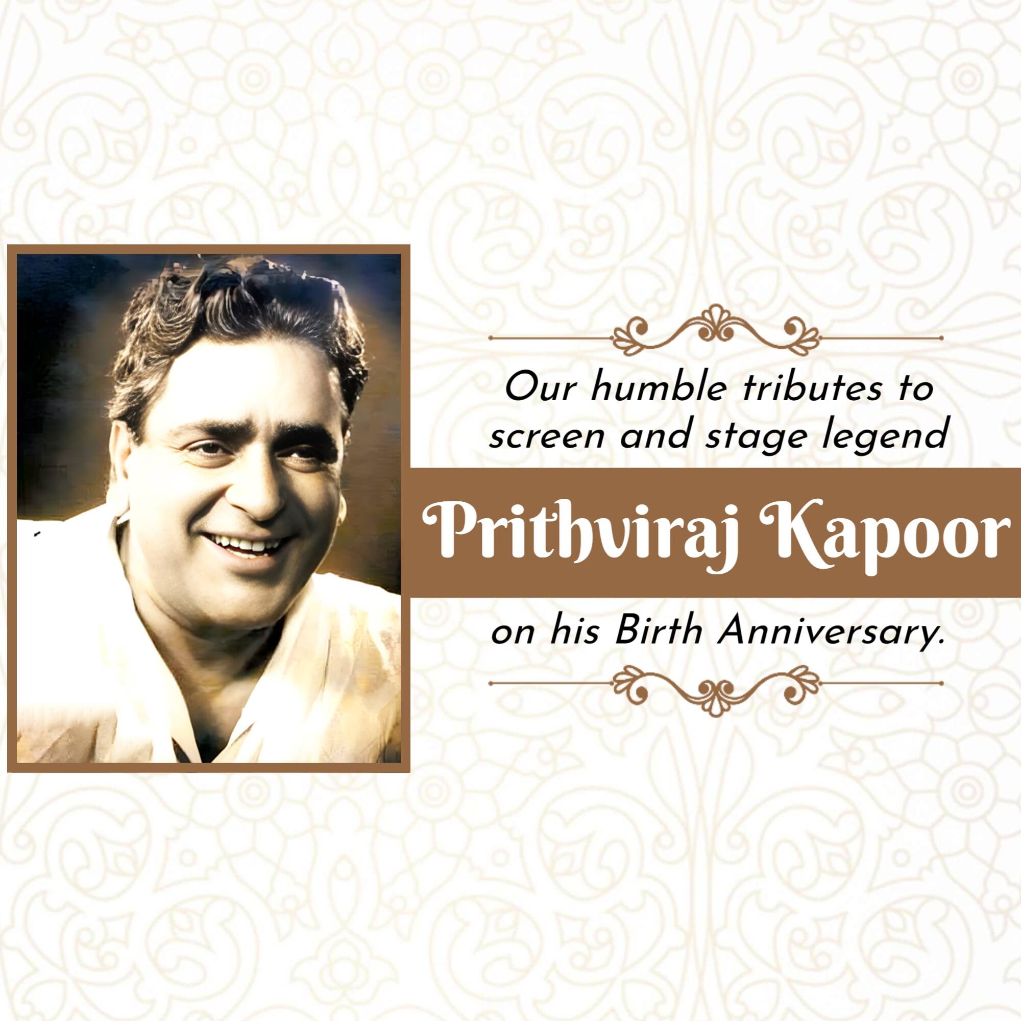Prithviraj Kapoor Jayanti