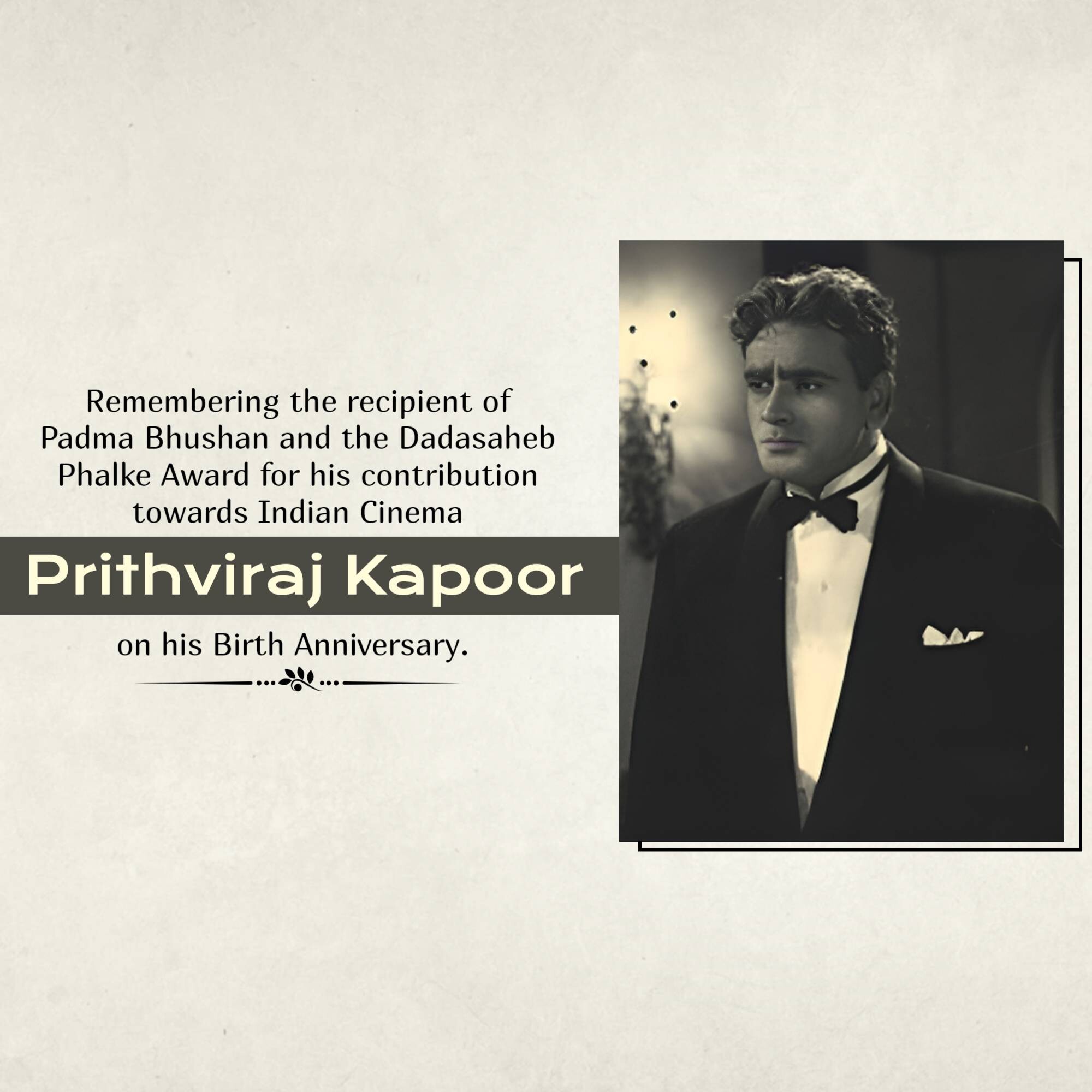 Prithviraj Kapoor Jayanti