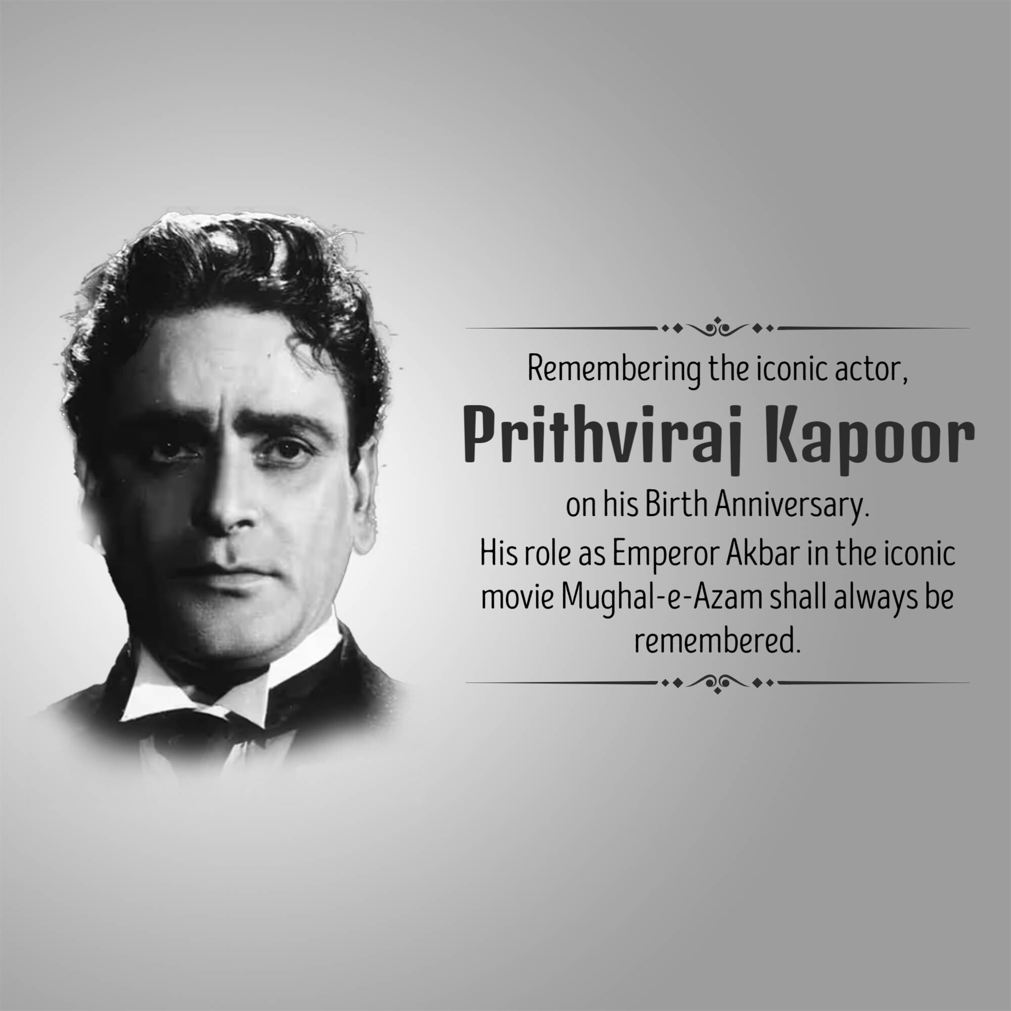 Prithviraj Kapoor Jayanti