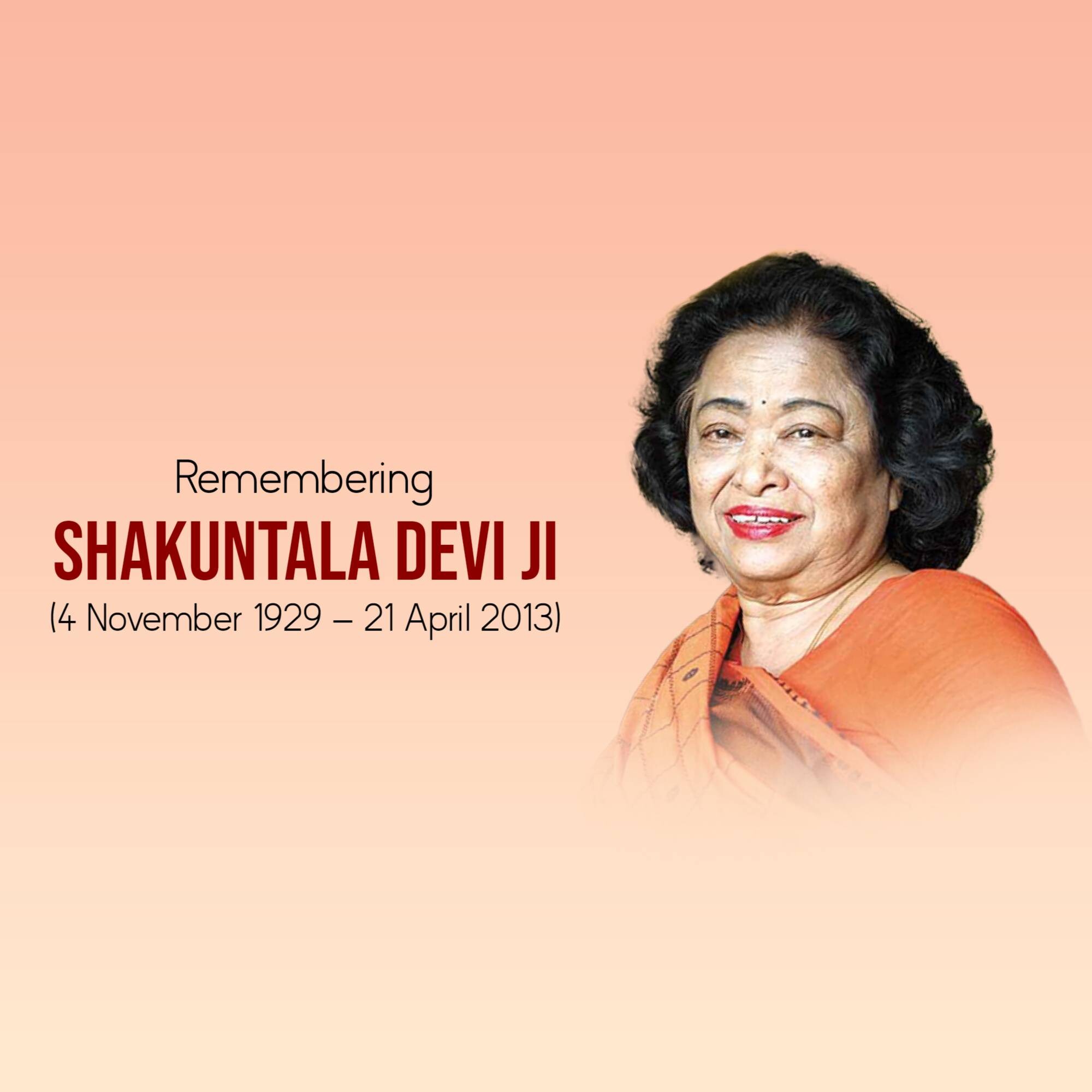 Shakuntala Devi Jayanti