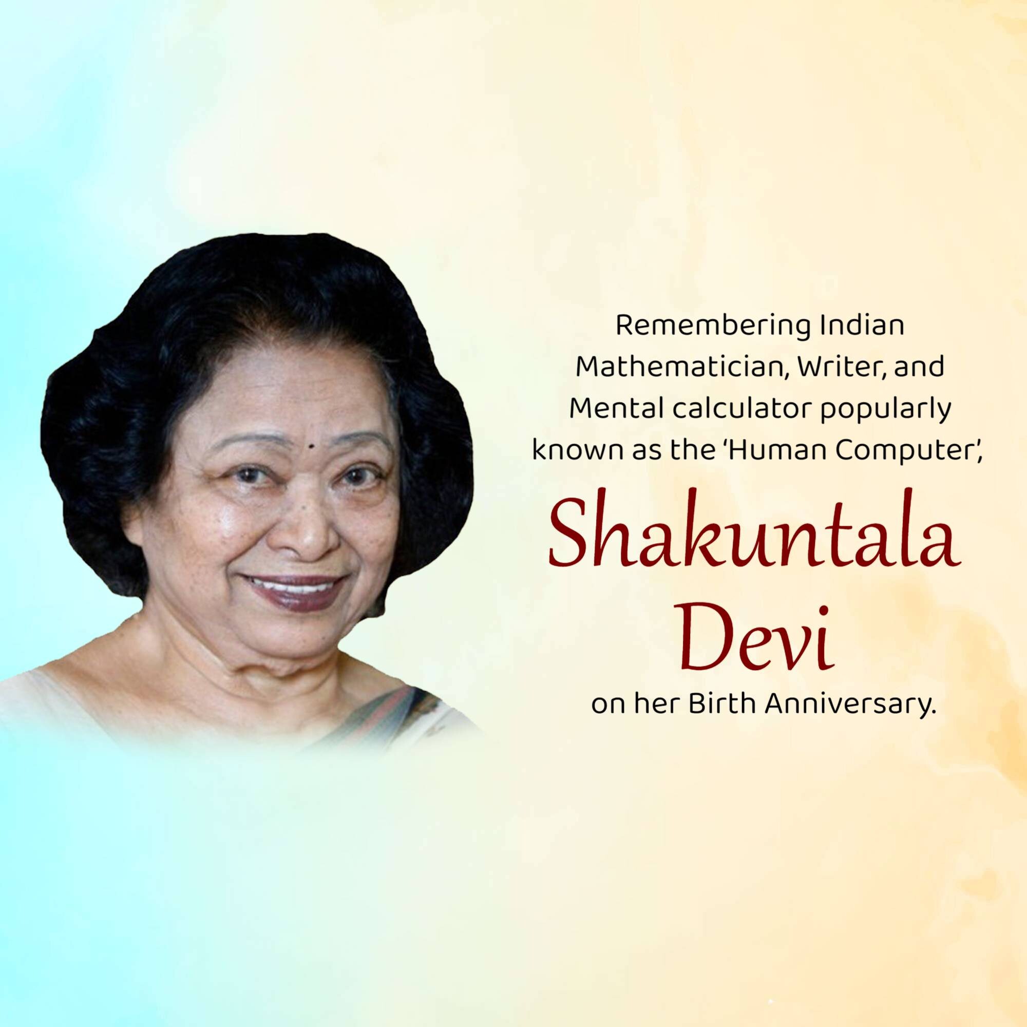 Shakuntala Devi Jayanti