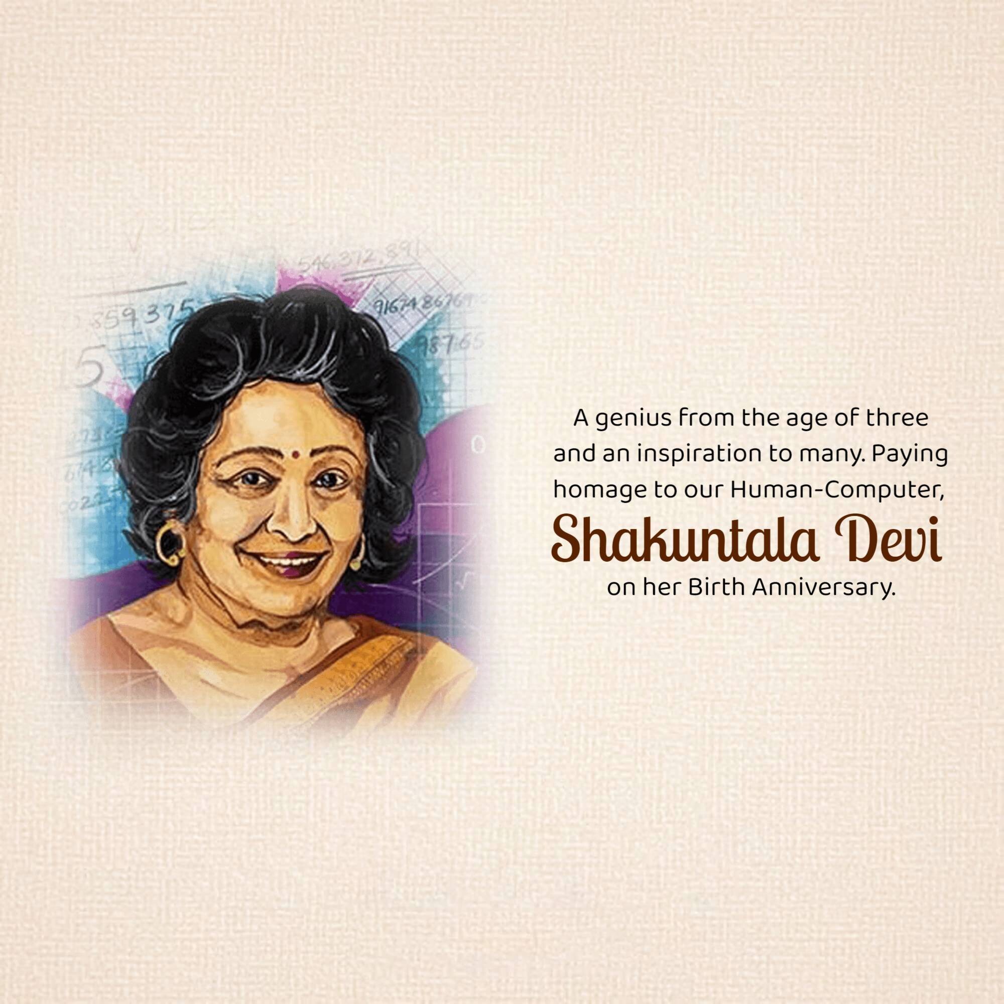 Shakuntala Devi Jayanti