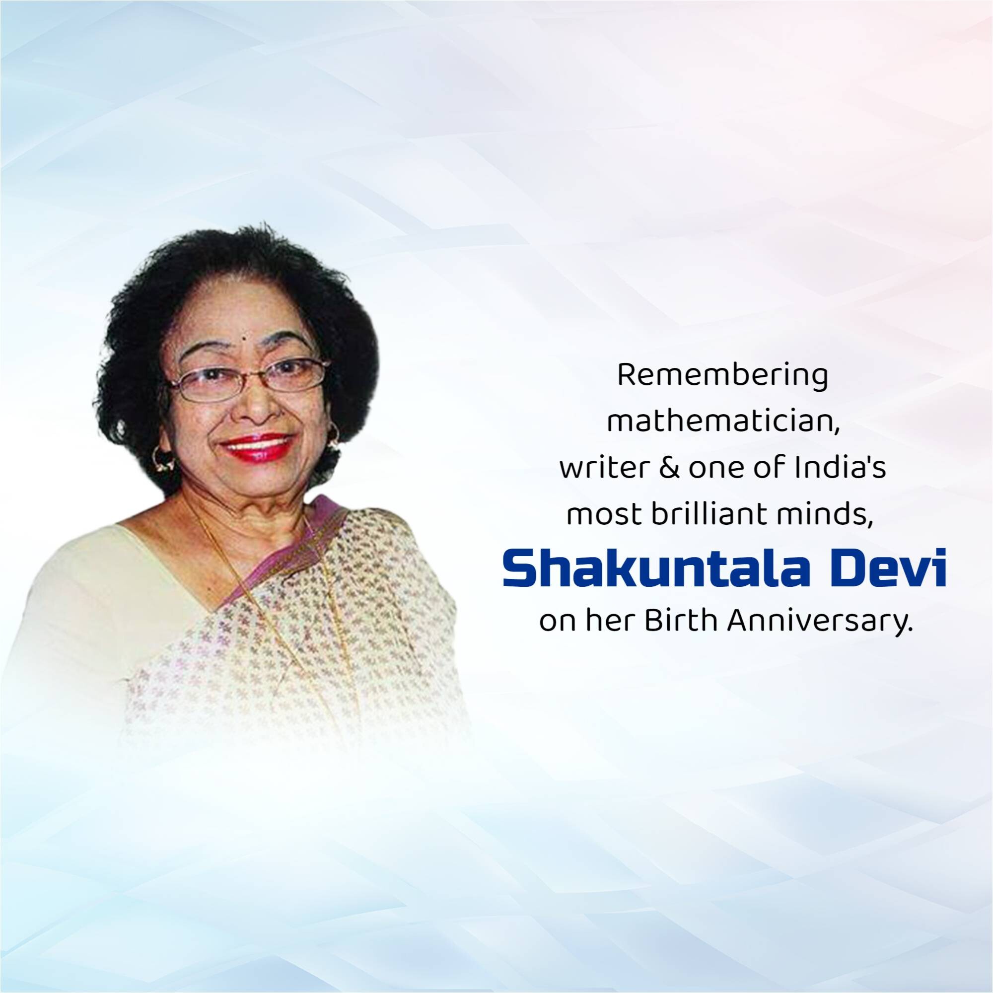 Shakuntala Devi Jayanti