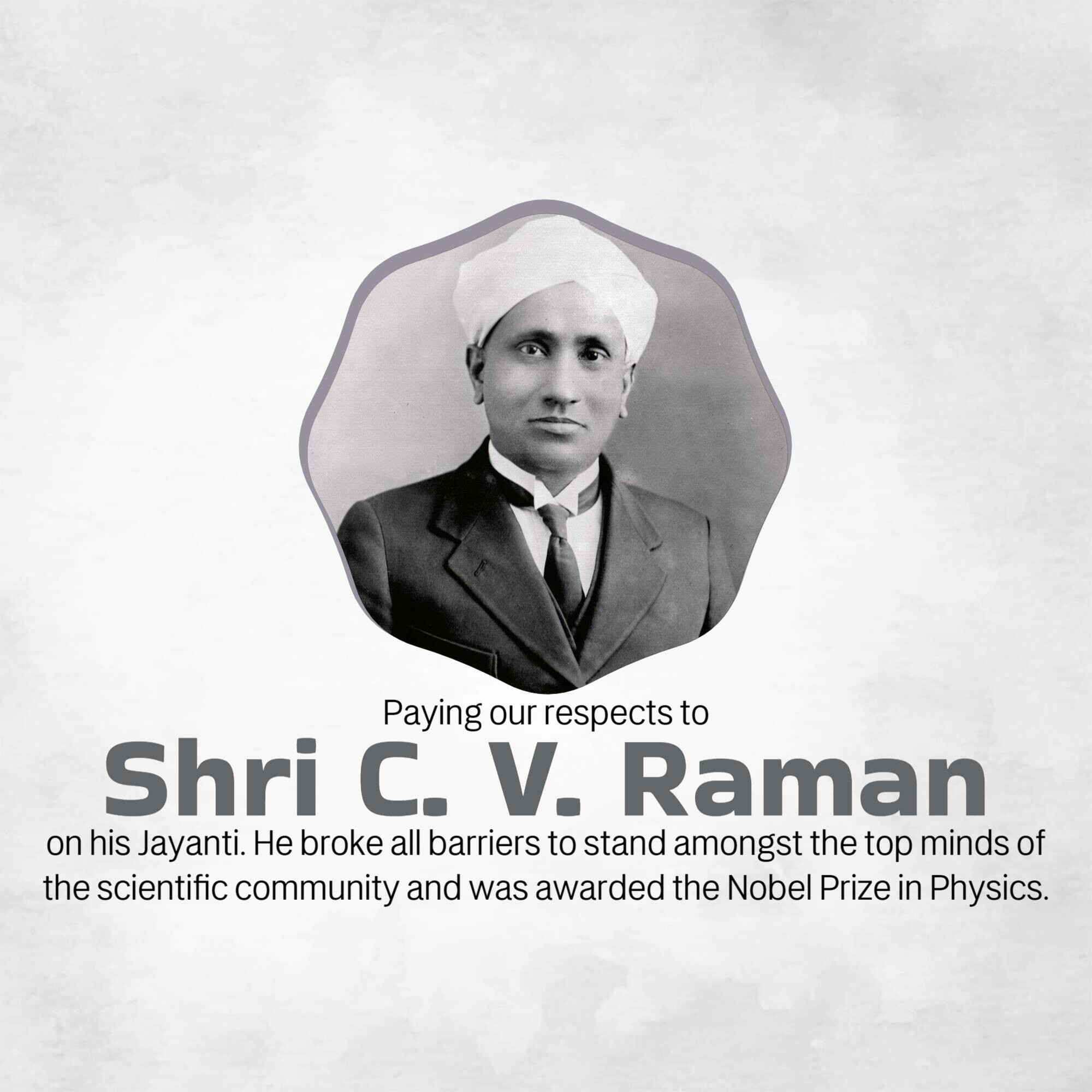 C. V. Raman Jayanti