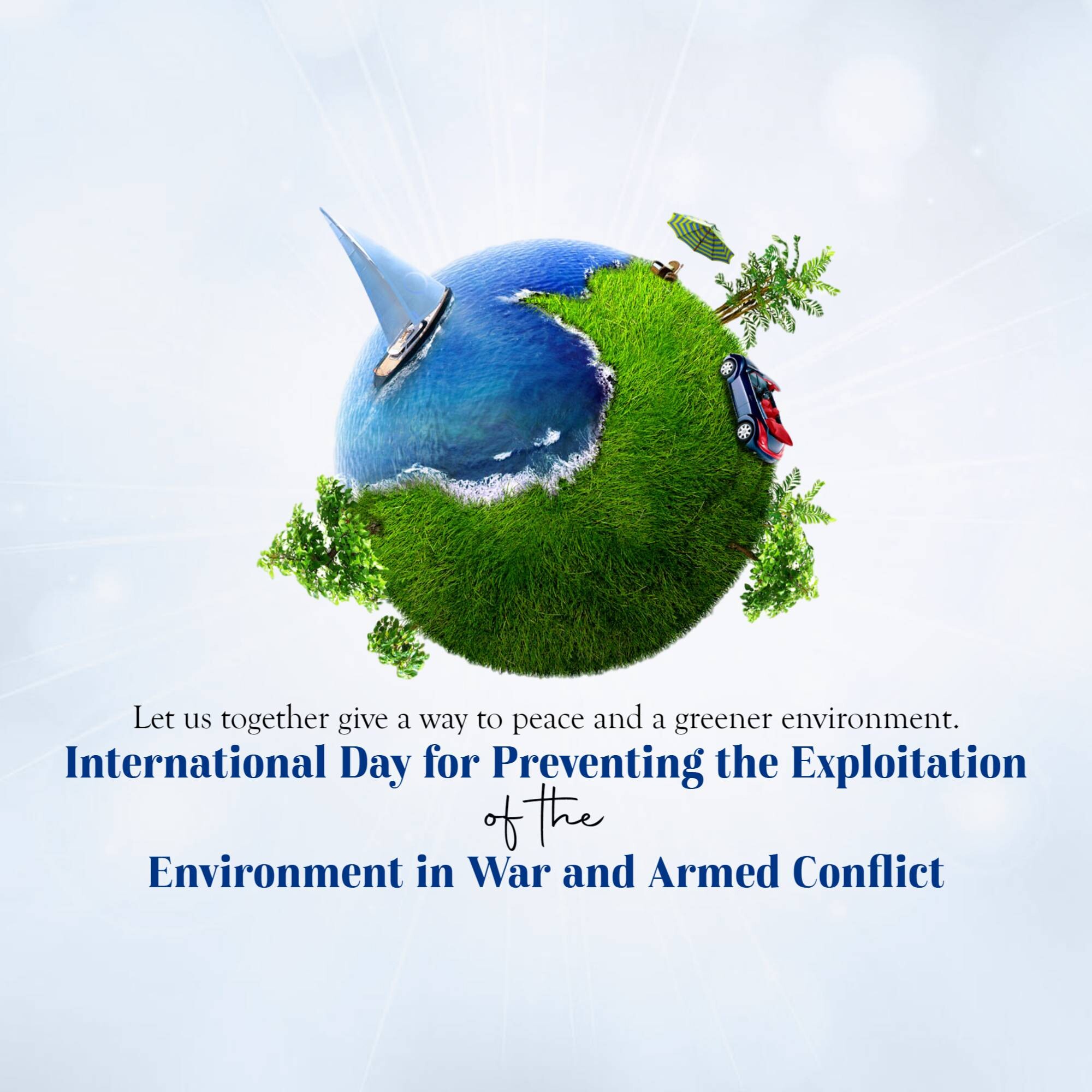 International Day for Saving Environment in War