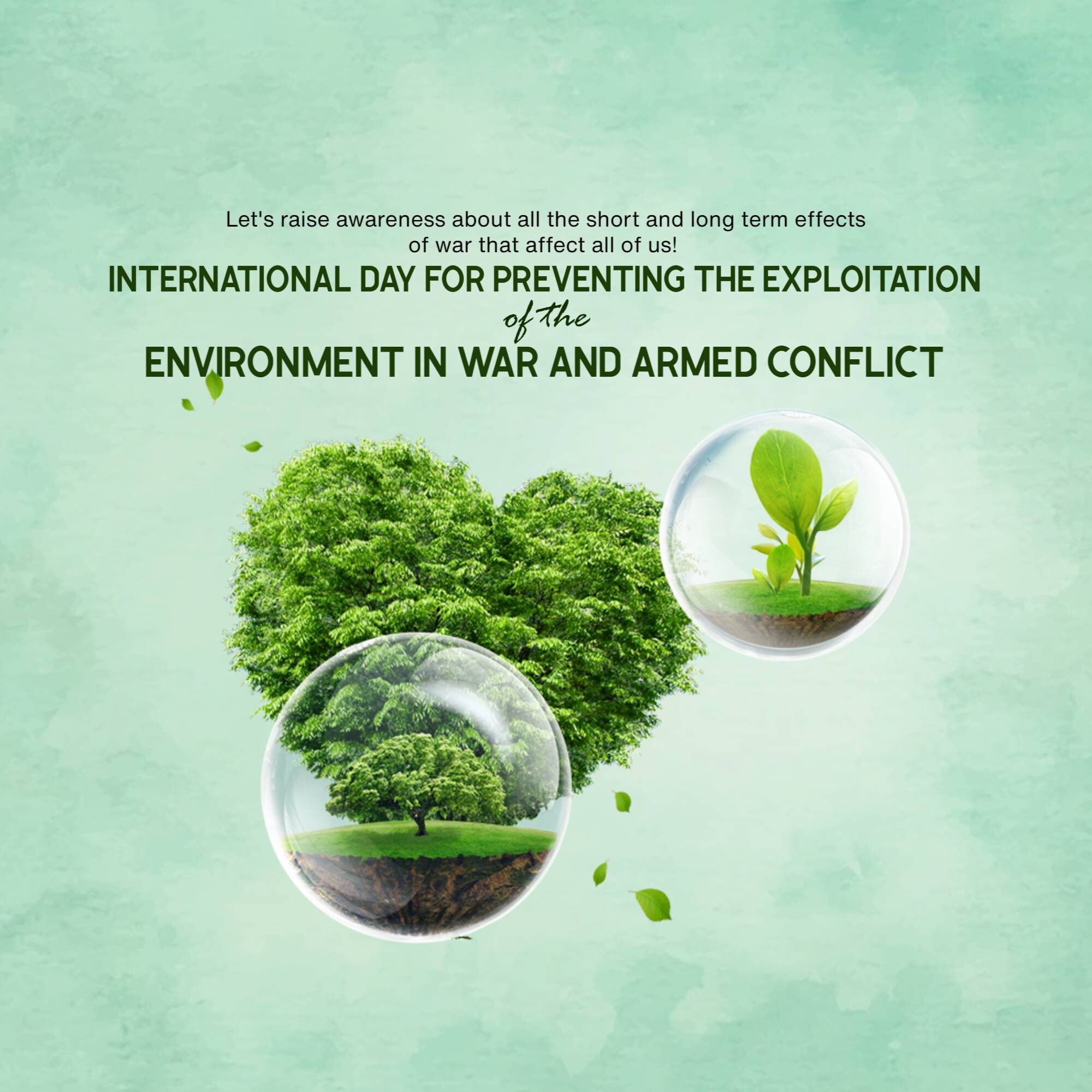 International Day for Saving Environment in War