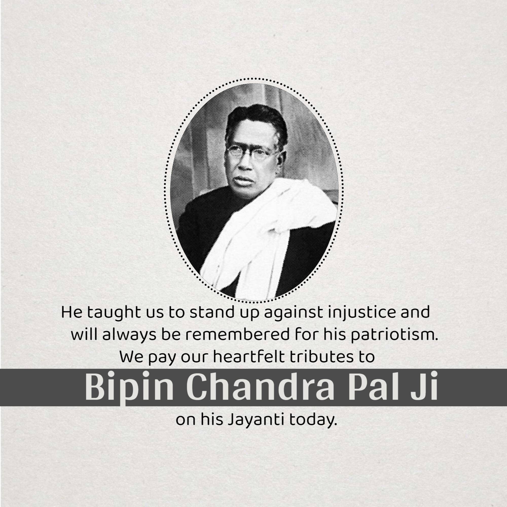 Bipin Chandra Pal Jayanti
