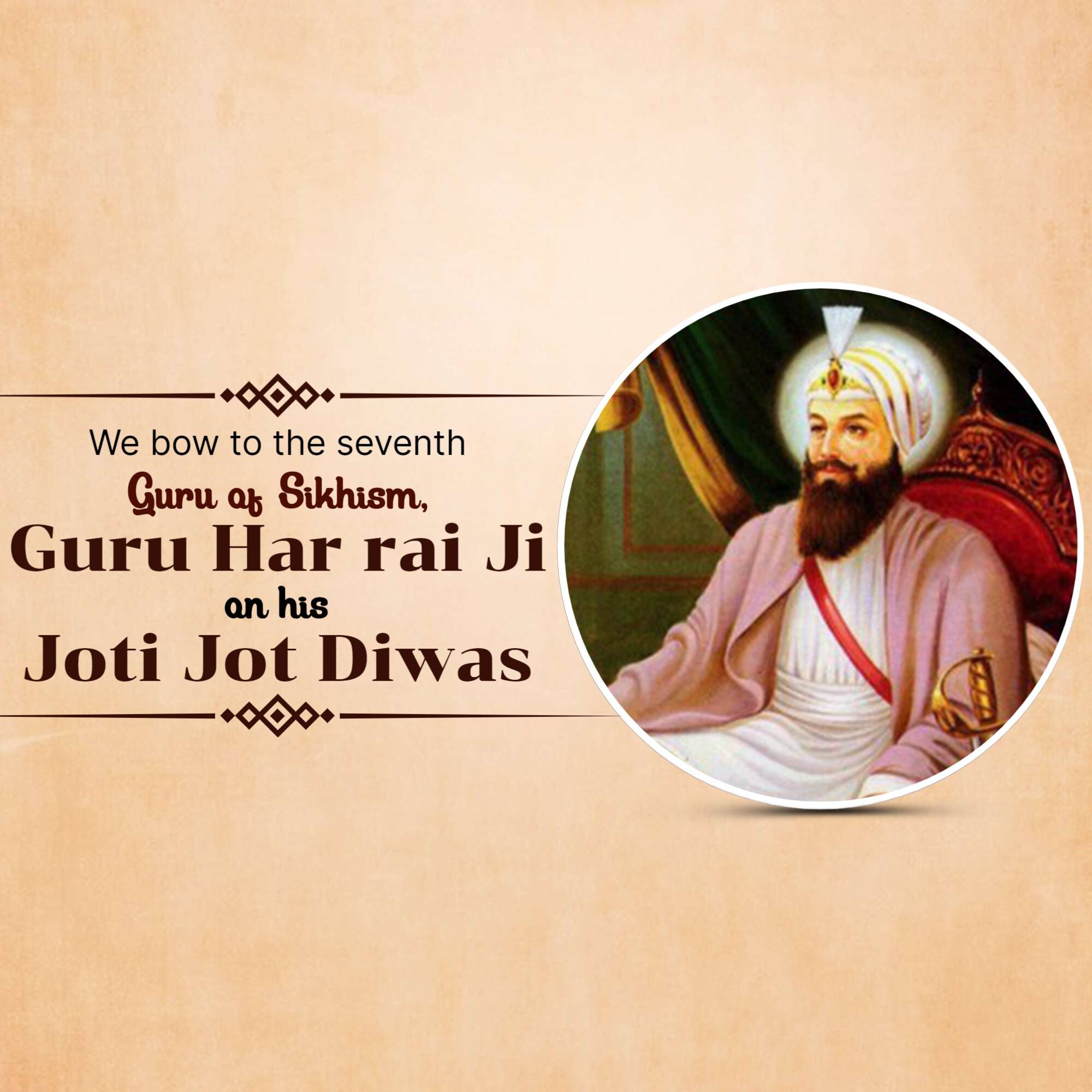 Guru Har Rai Ji Joti Jot Diwas