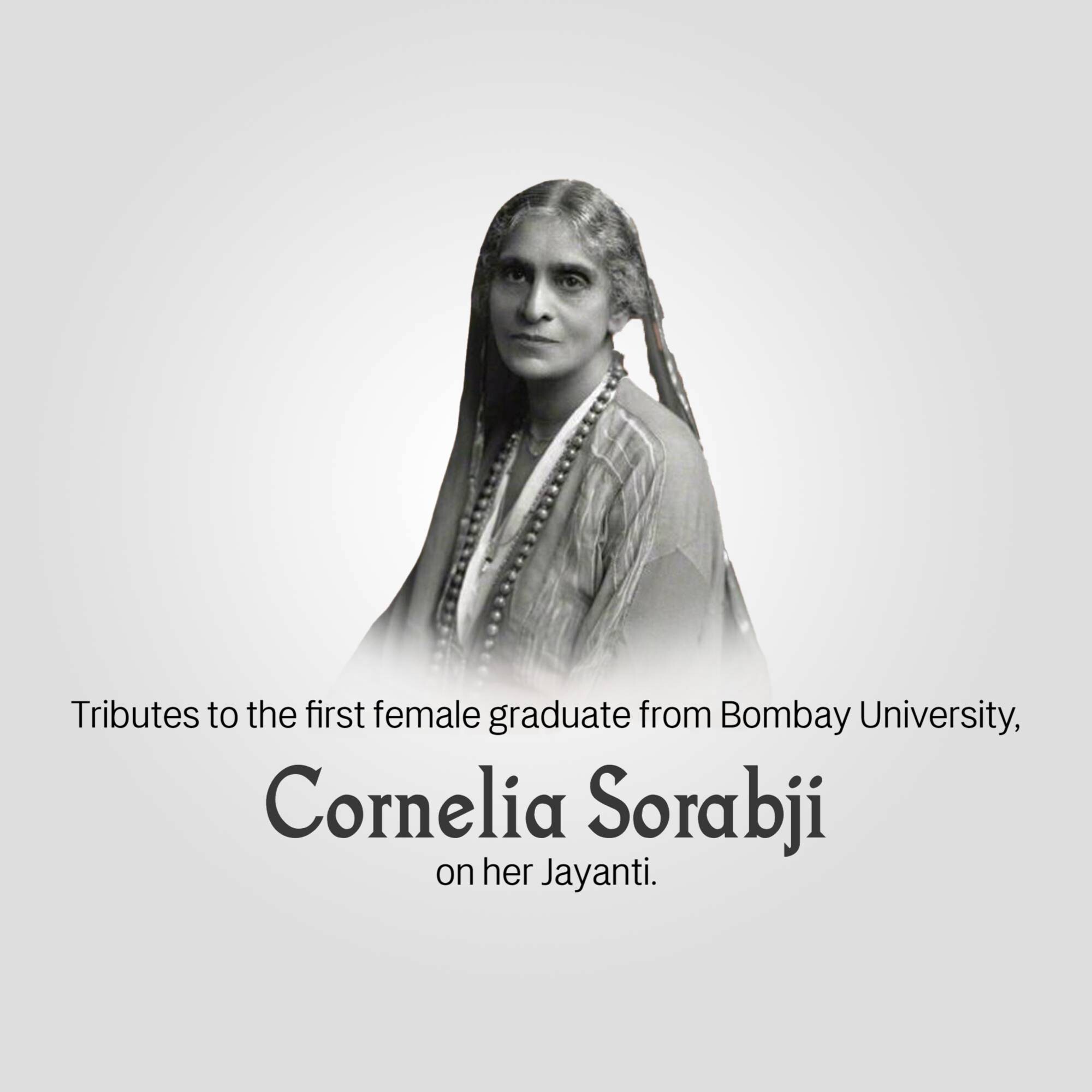 Cornelia Sorabji Jayanti